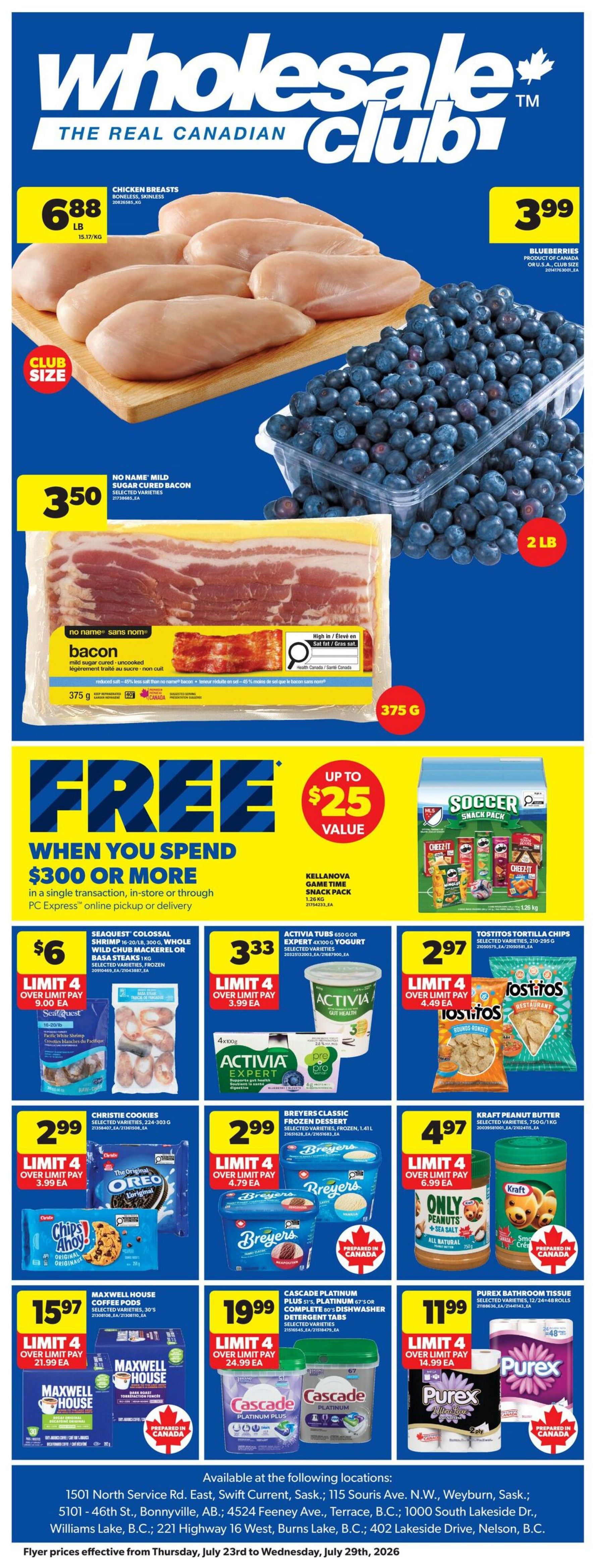Real Canadian Wholesale Club Flyer July 23 to 29