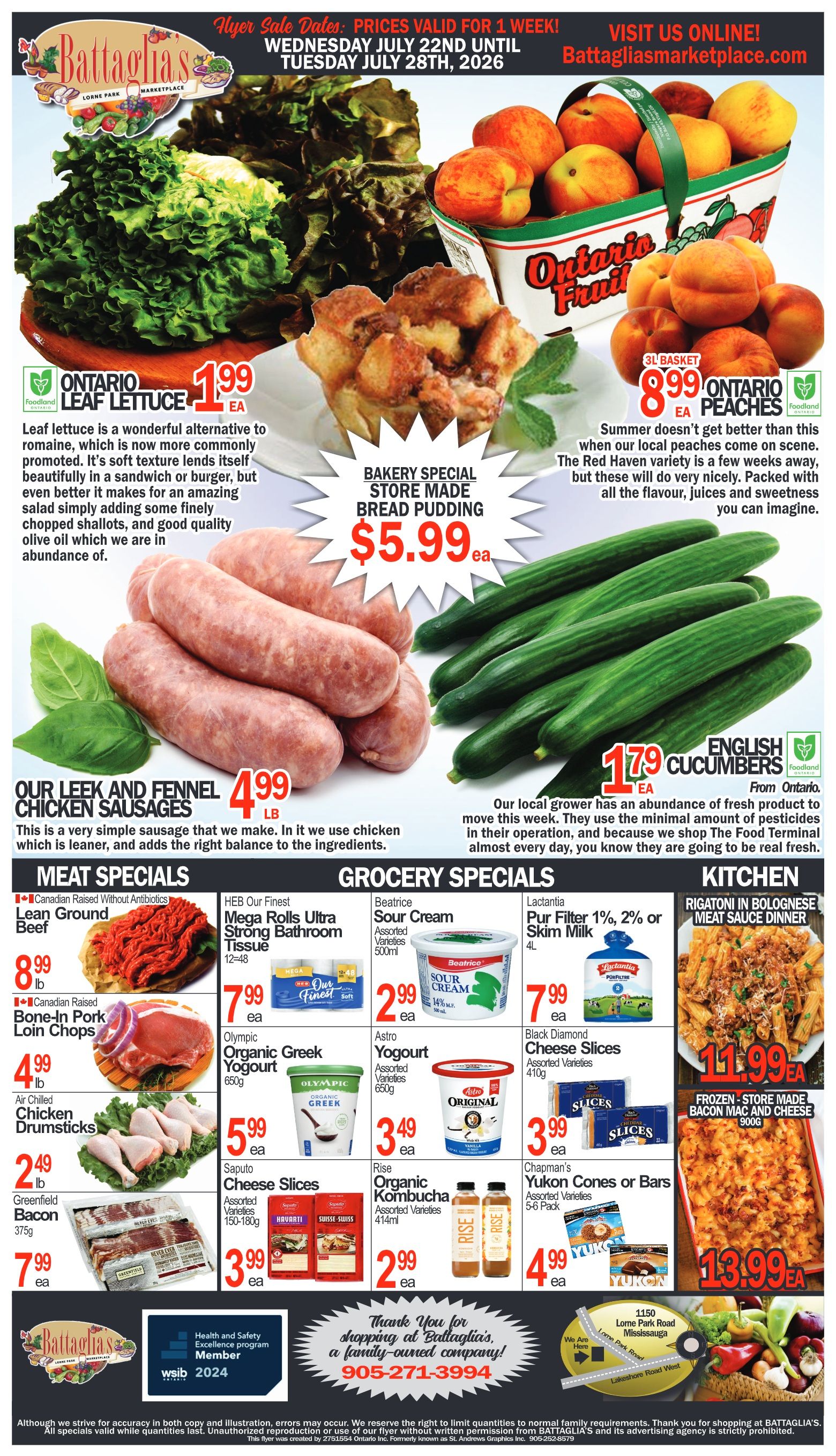 Battaglia's Marketplace Flyer July 22 to 28