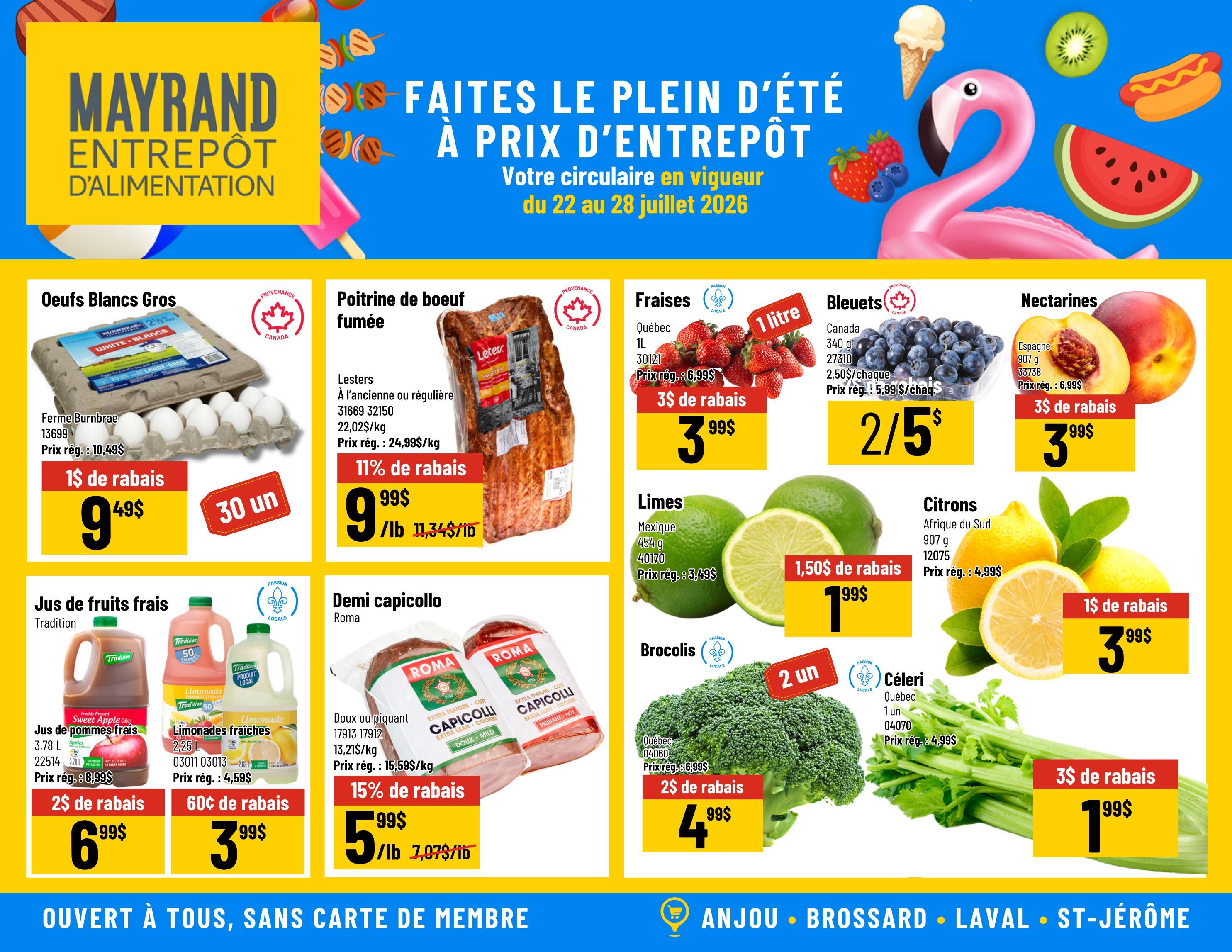 Mayrand Flyer July 22 to 28