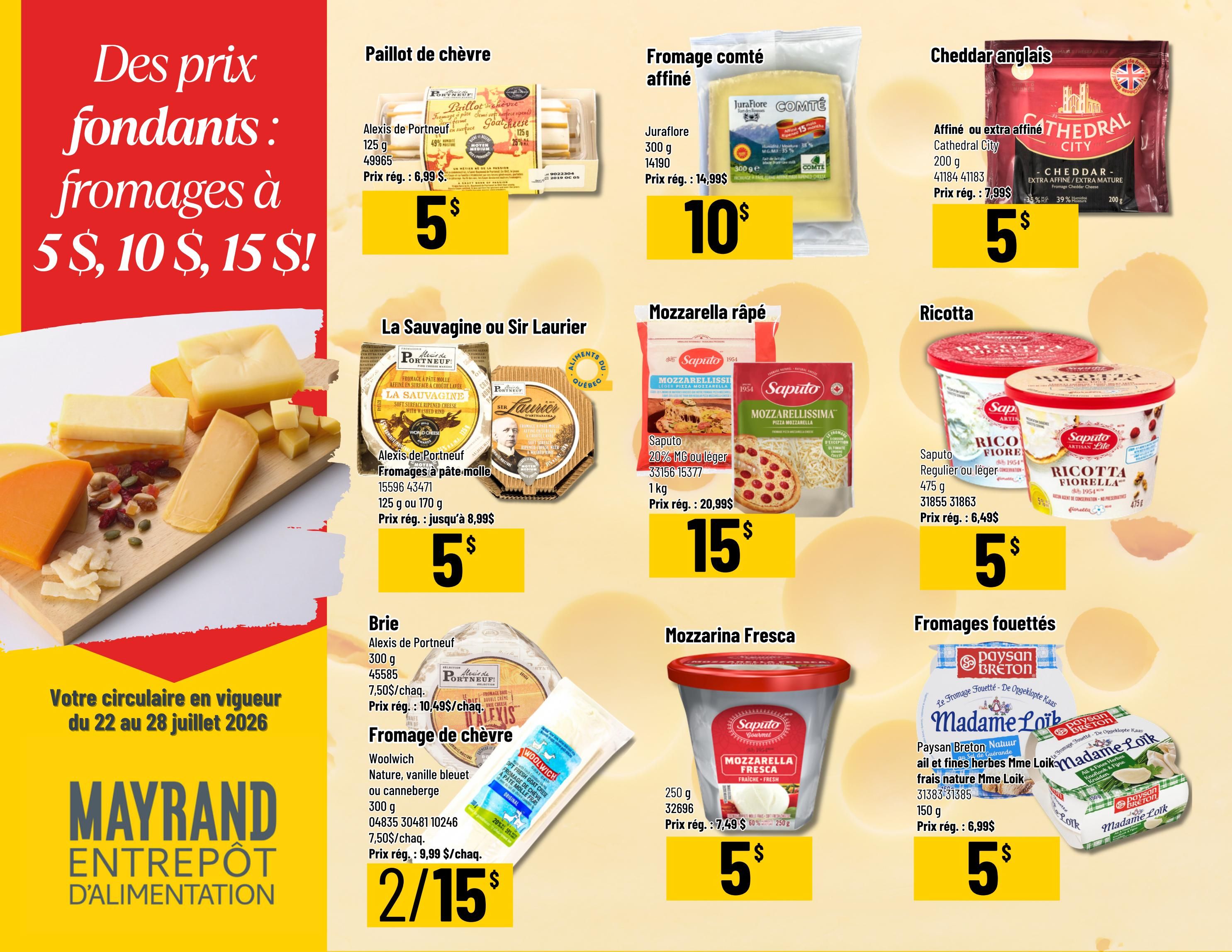 Mayrand Flyer July 22 to 28