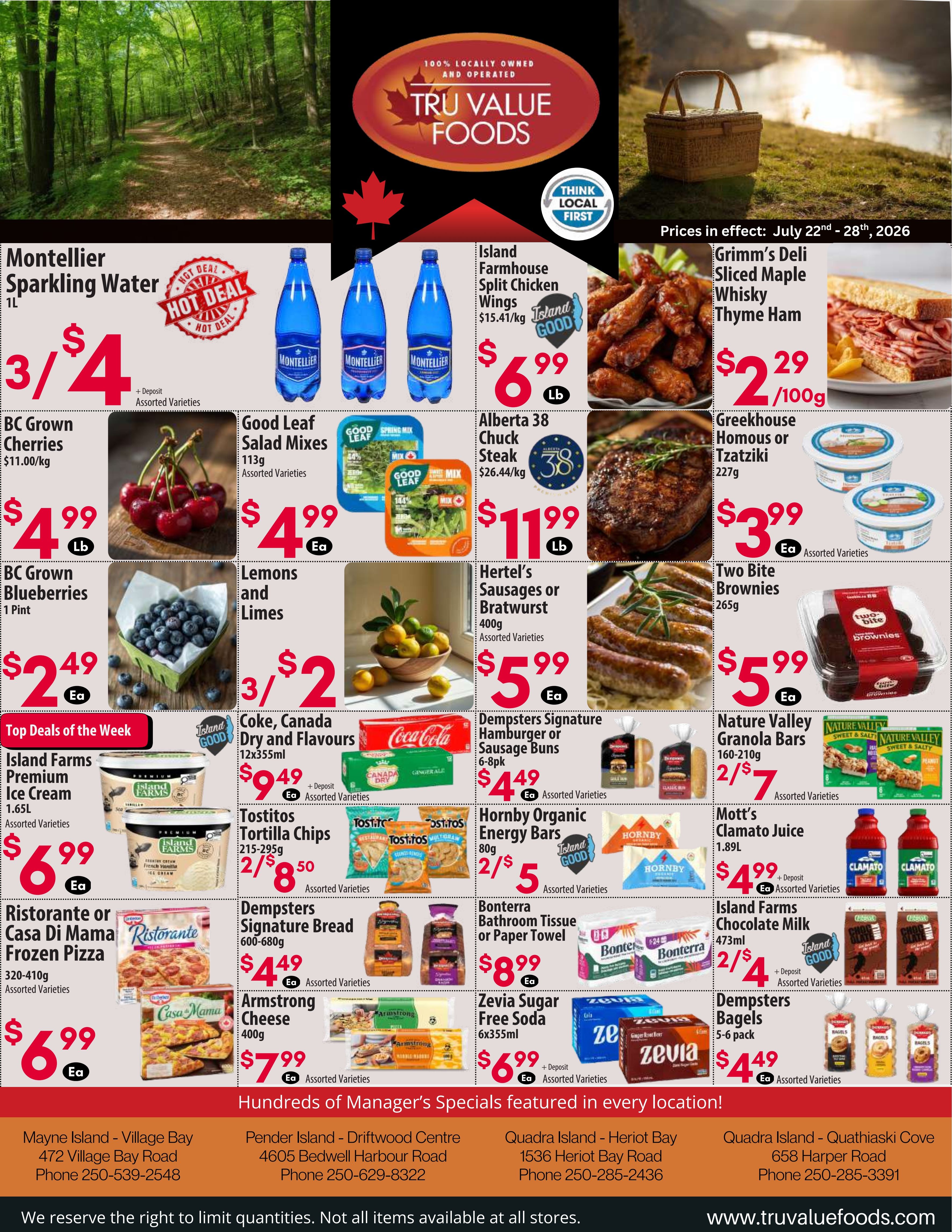 Tru Value Foods Flyer July 22 to 28