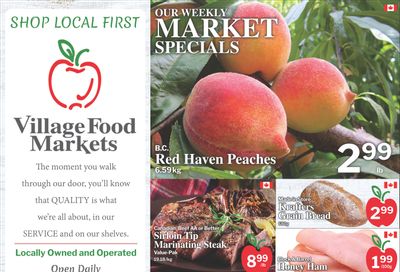 Village Food Markets Flyer July 22 to 28