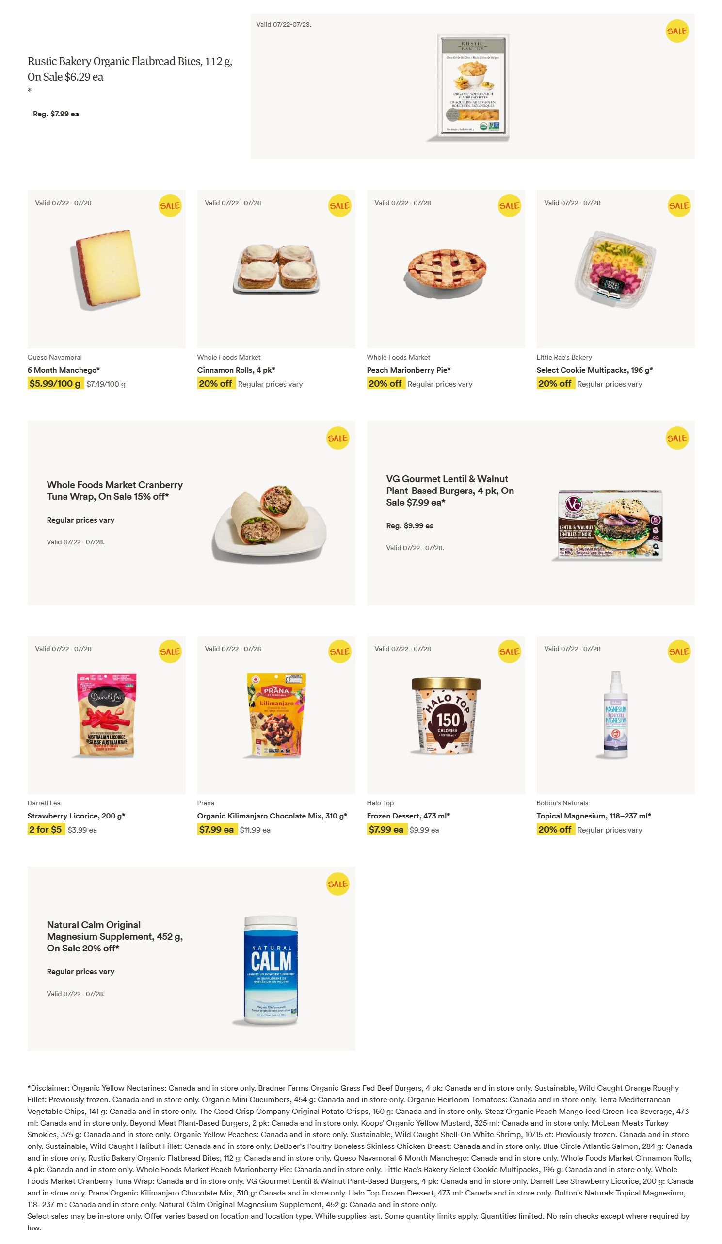 Whole Foods Market (ON) Flyer July 22 to 28