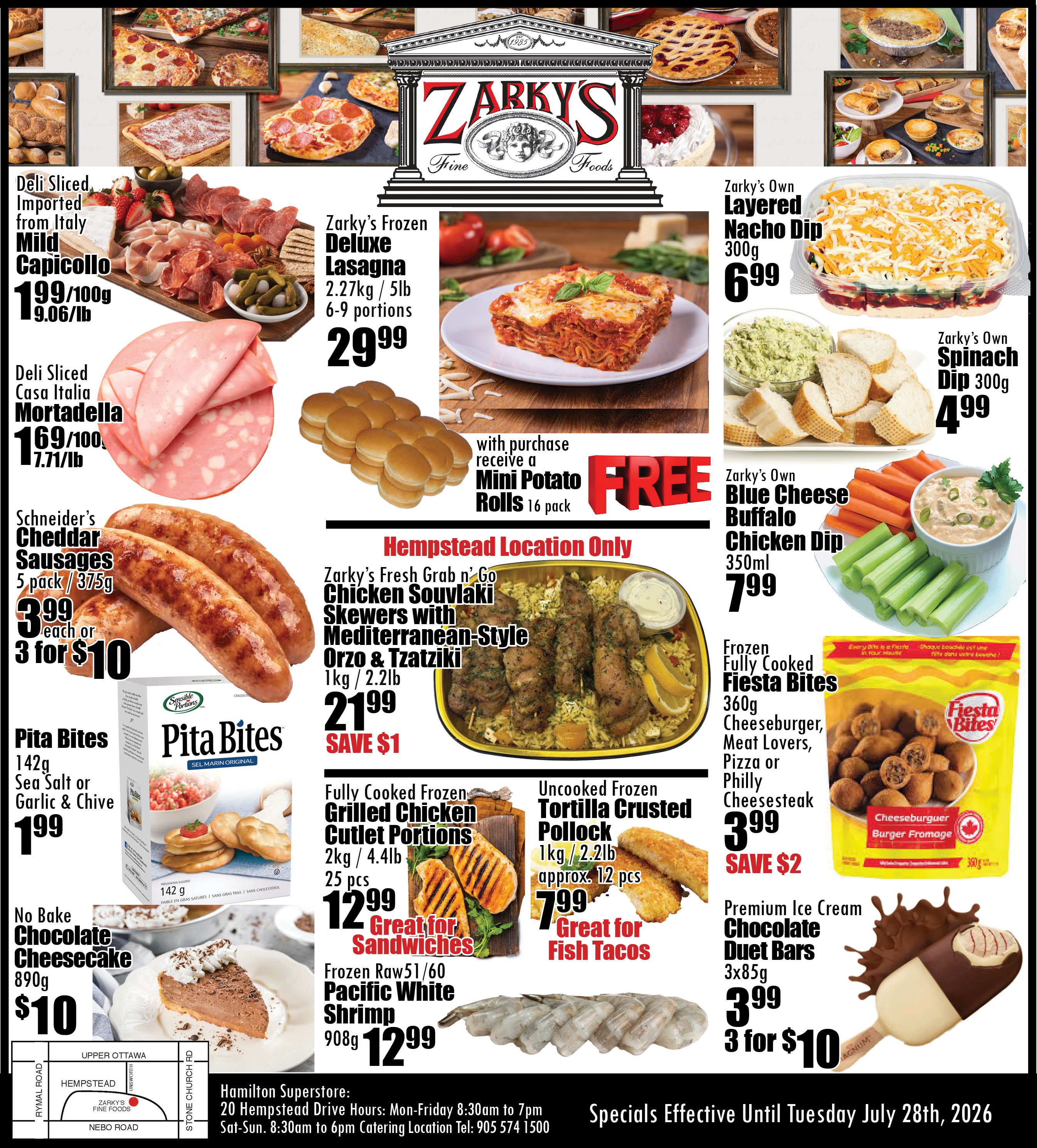 Zarky's Flyer July 22 to 28