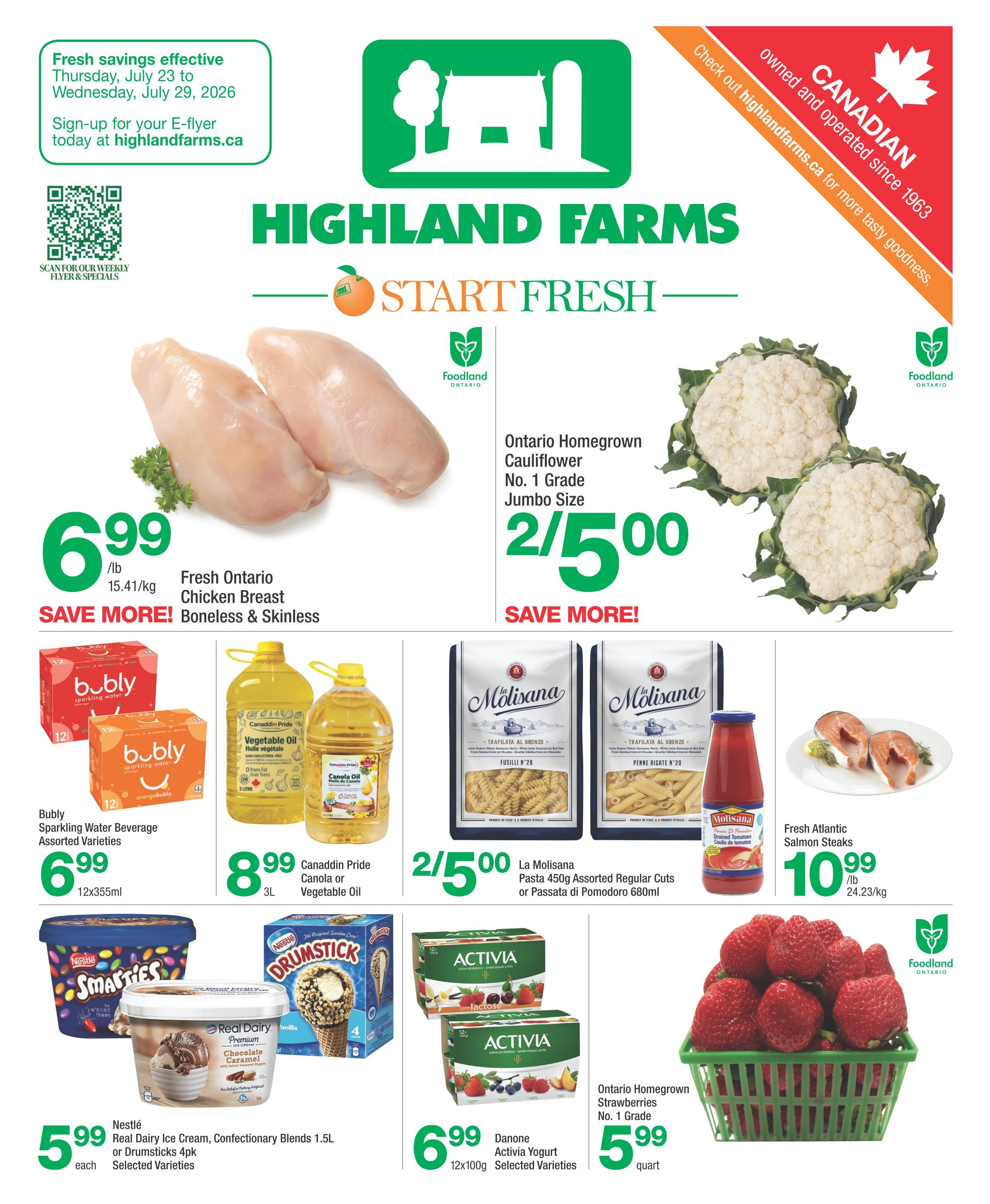 Highland Farms Flyer July 23 to 29