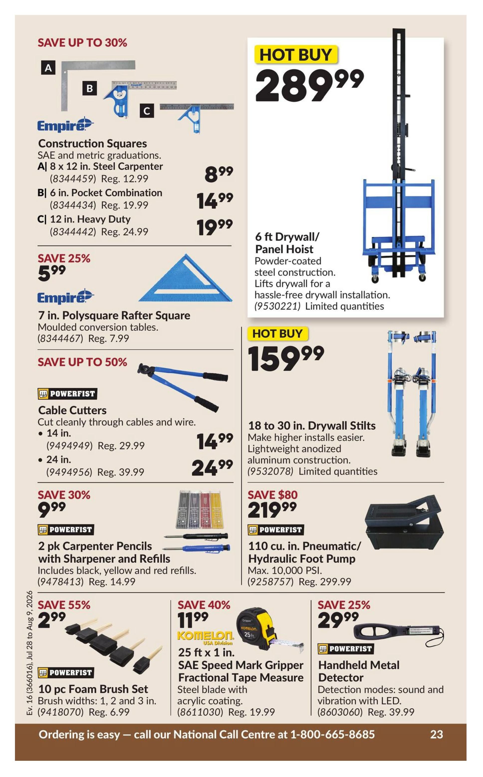 Princess Auto Flyer July 28 to August 9