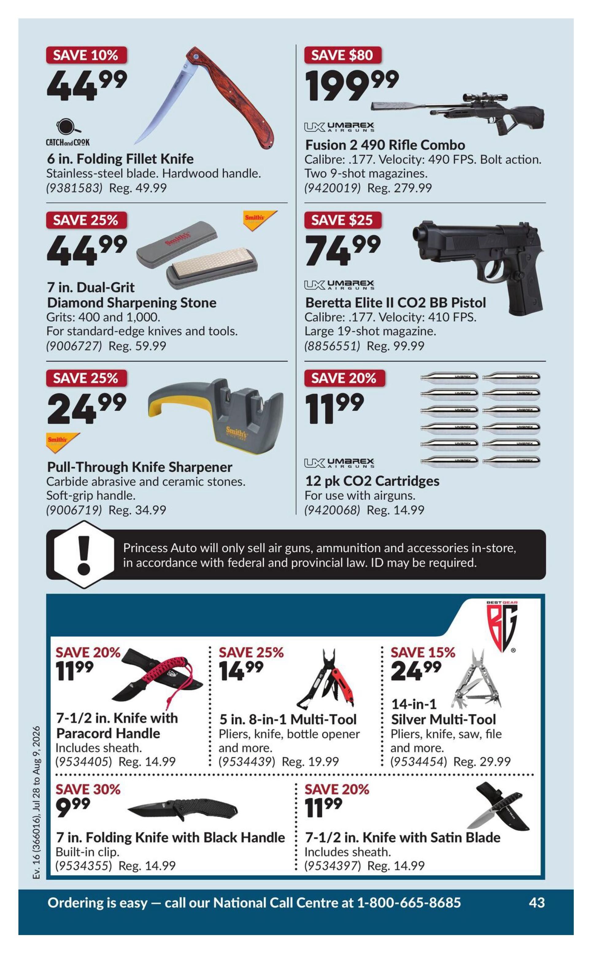 Princess Auto Flyer July 28 to August 9