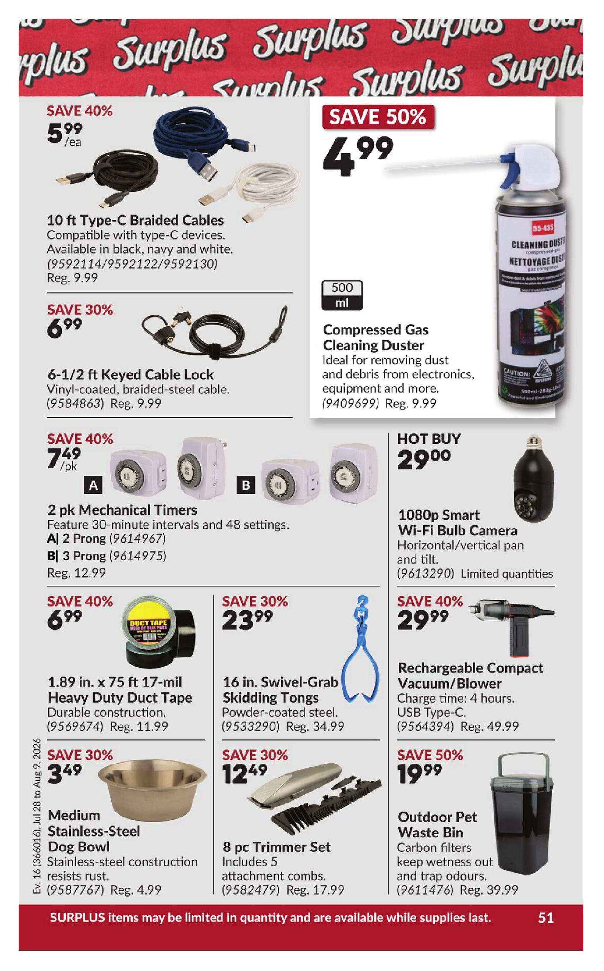 Princess Auto Flyer July 28 to August 9