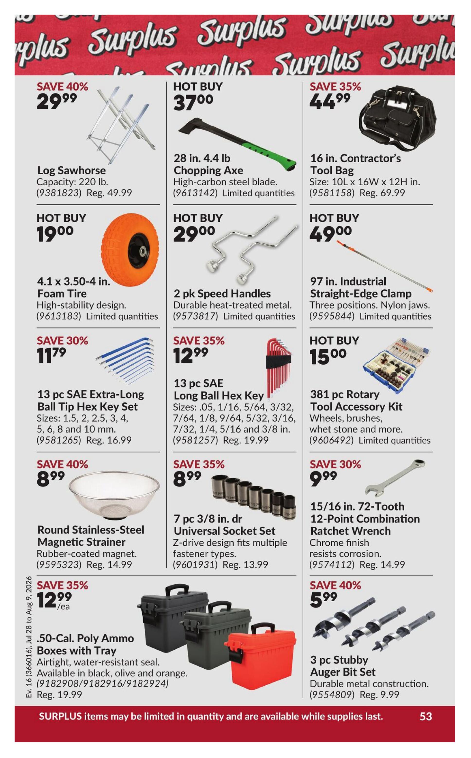 Princess Auto Flyer July 28 to August 9
