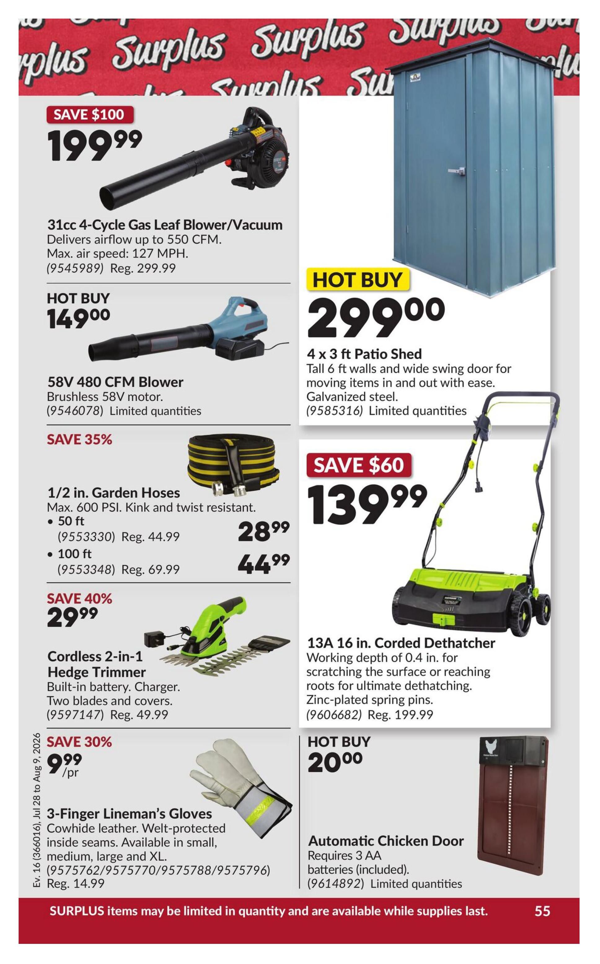 Princess Auto Flyer July 28 to August 9