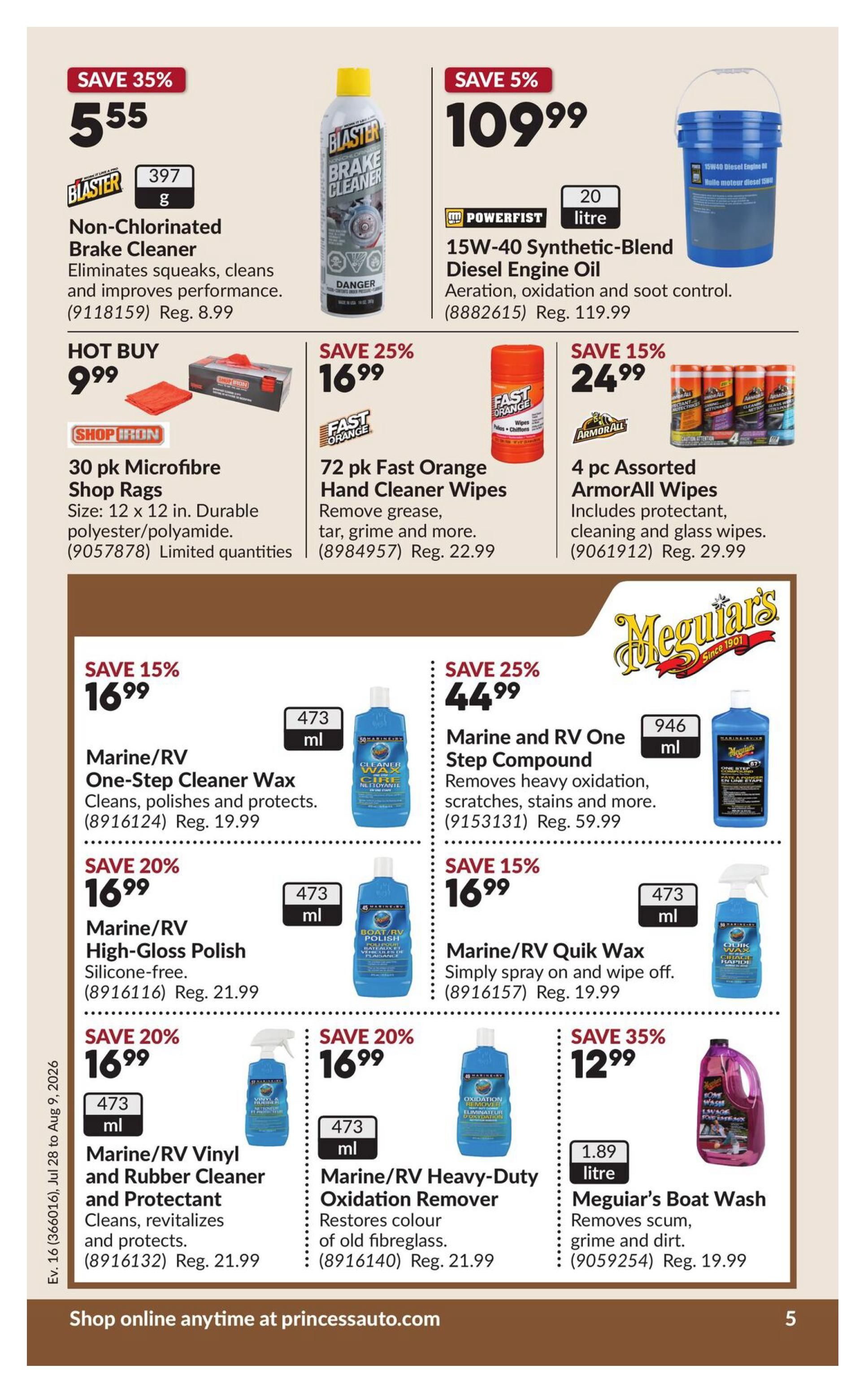 Princess Auto Flyer July 28 to August 9