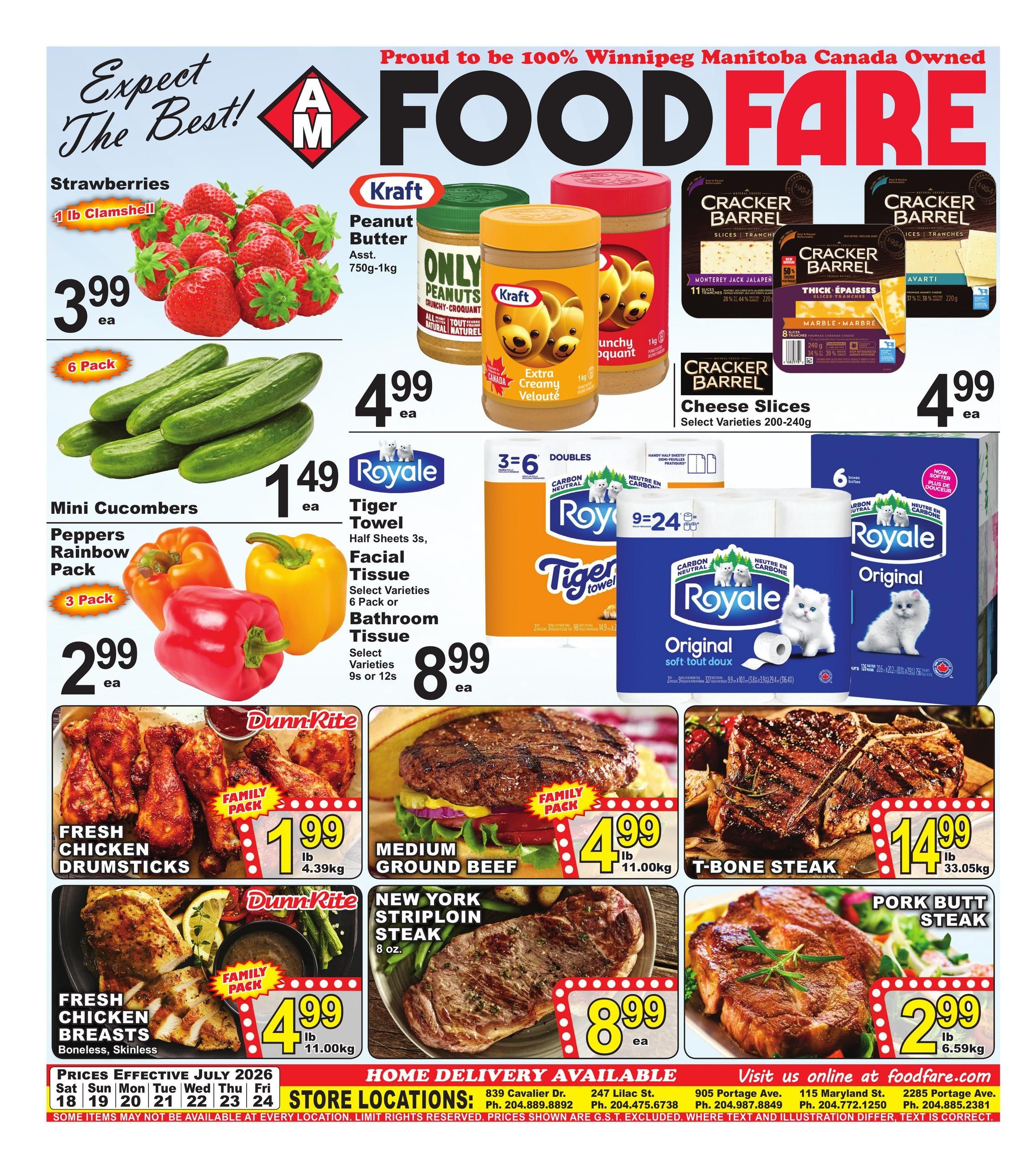 Food Fare Flyer July 18 to 24