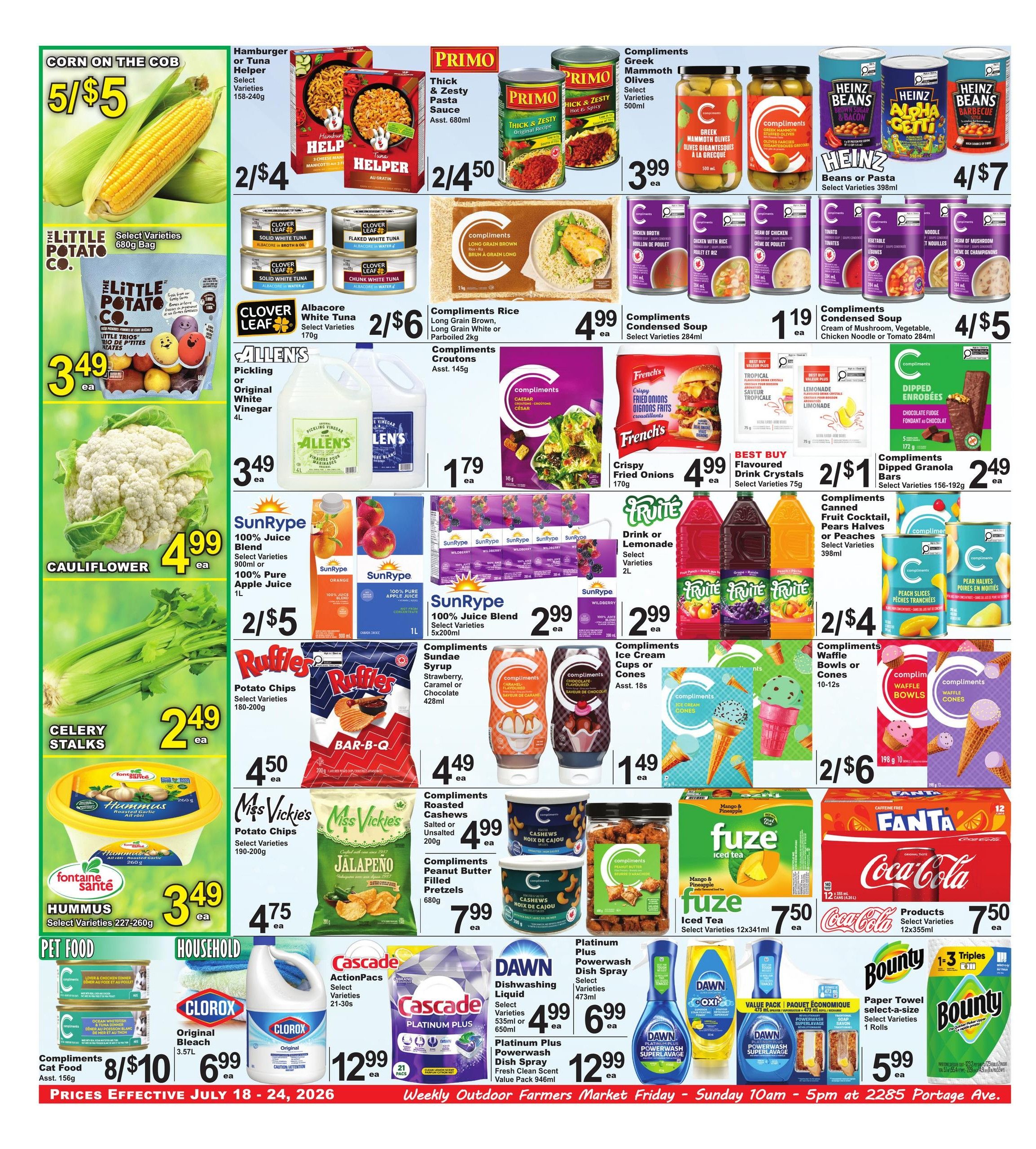Food Fare Flyer July 18 to 24