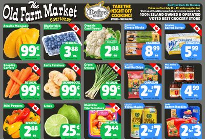 The Old Farm Market (Courtenay) Flyer July 23 to 29