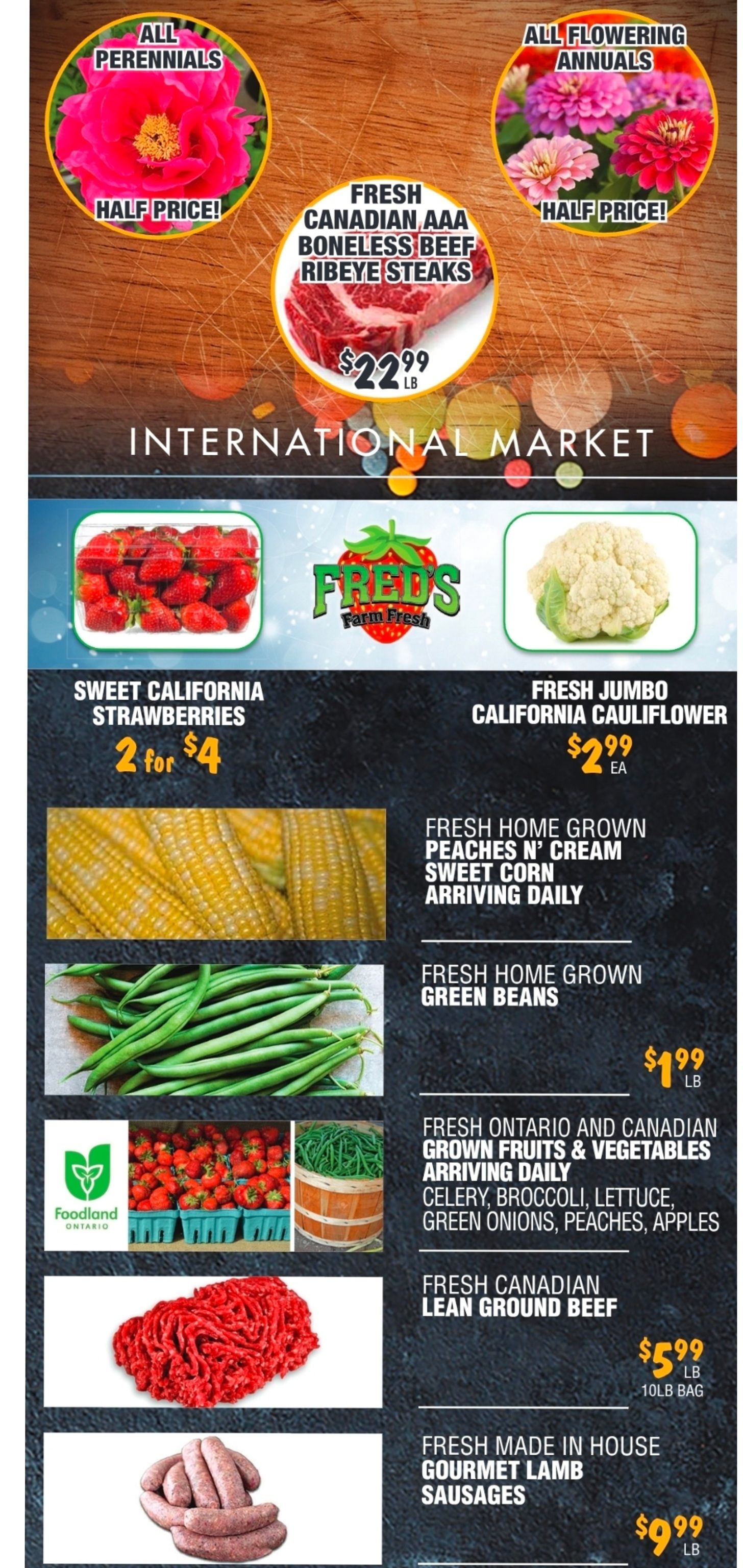 Fred's Farm Fresh Flyer July 22 to 28