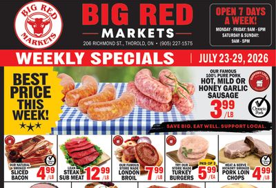 Big Red Markets Flyer July 23 to 29