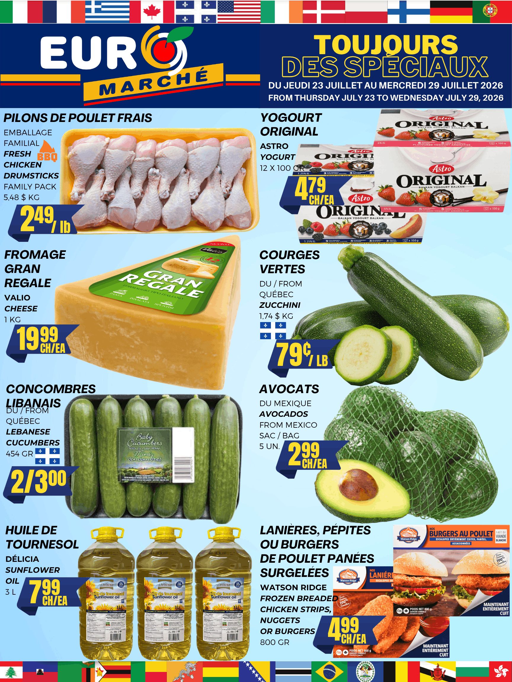 Euro Marche Flyer July 23 to 29