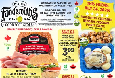 Foodsmiths Flyer July 23 to 30