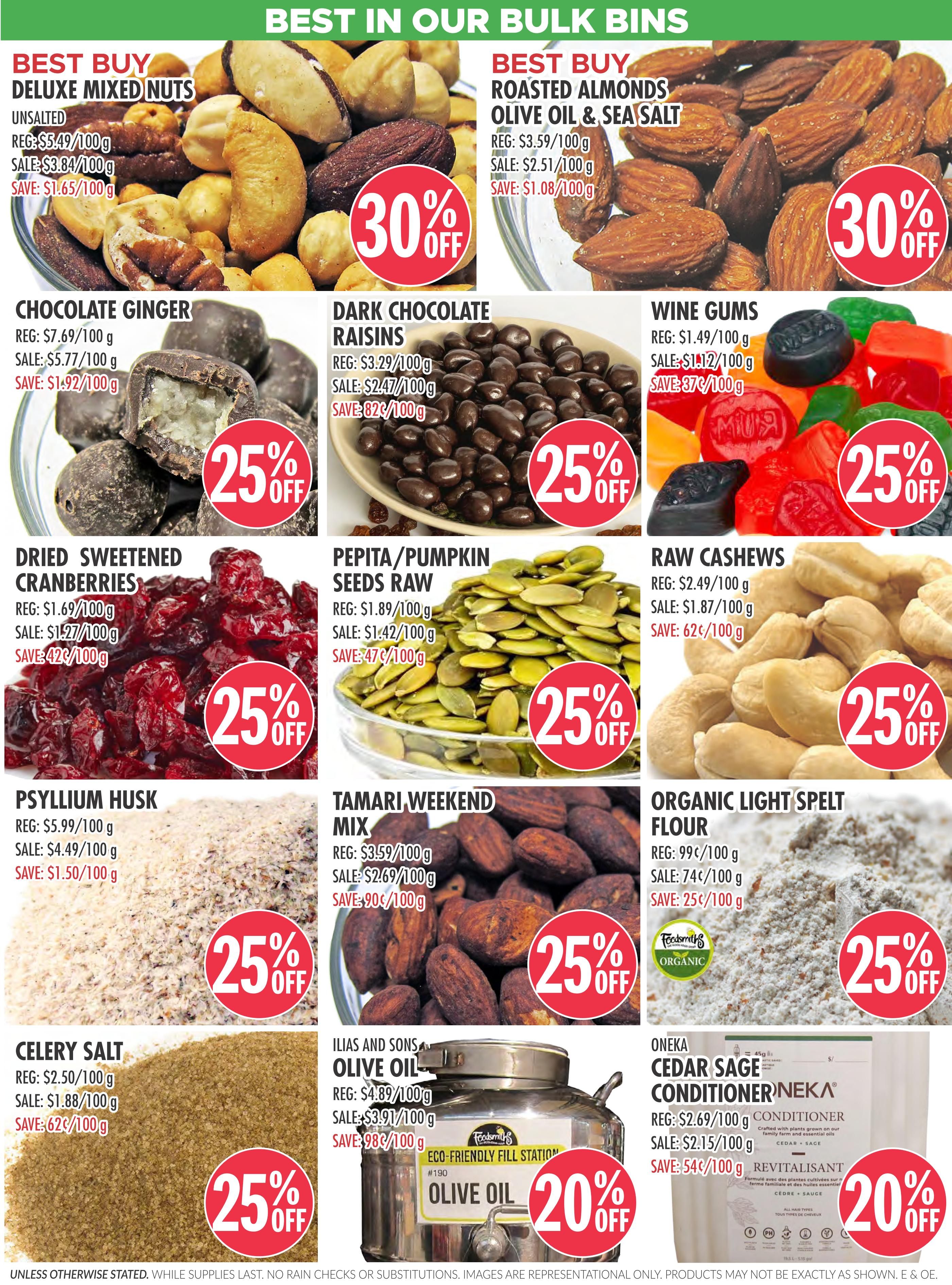 Foodsmiths Flyer July 23 to 30