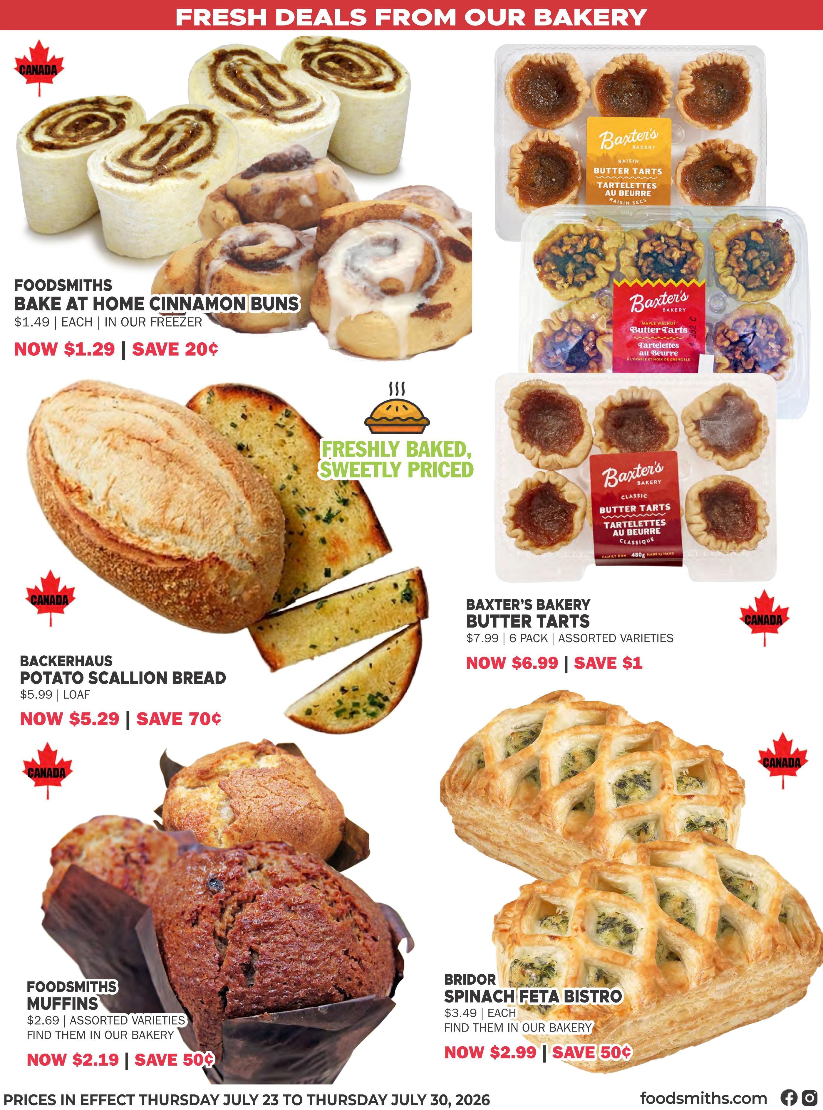 Foodsmiths Flyer July 23 to 30