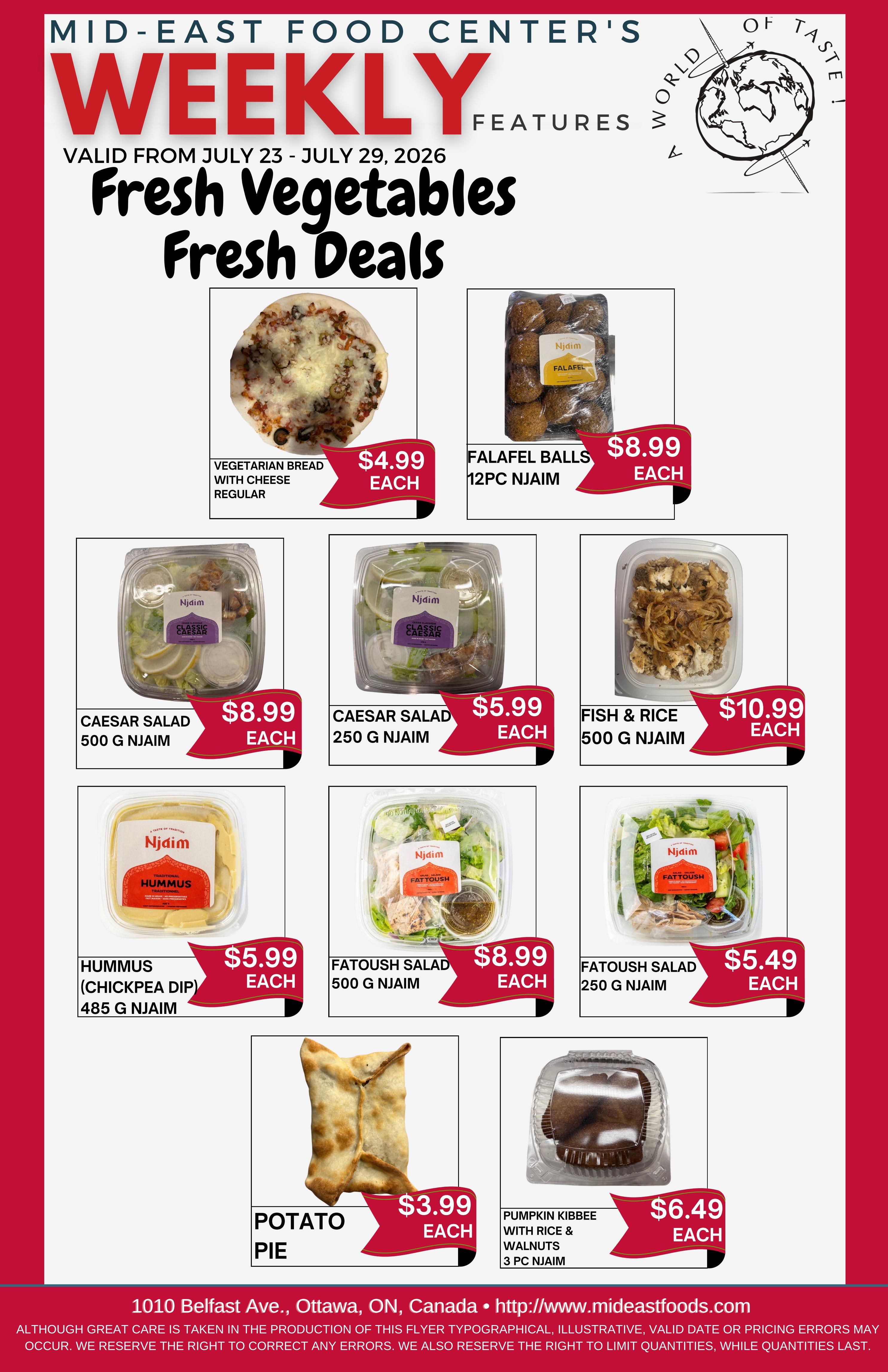 Mid-East Food Centre Flyer July 23 to 29
