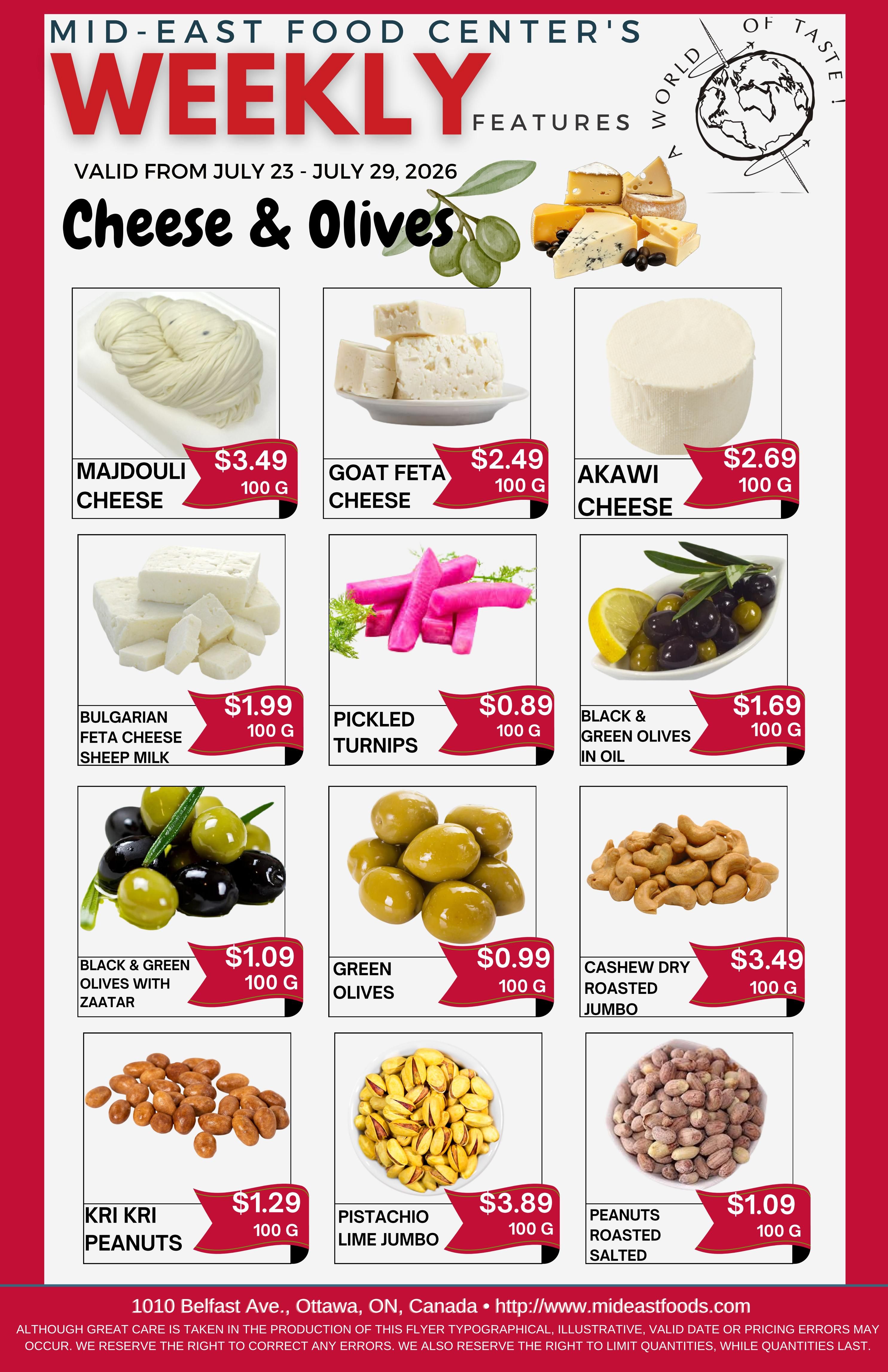 Mid-East Food Centre Flyer July 23 to 29