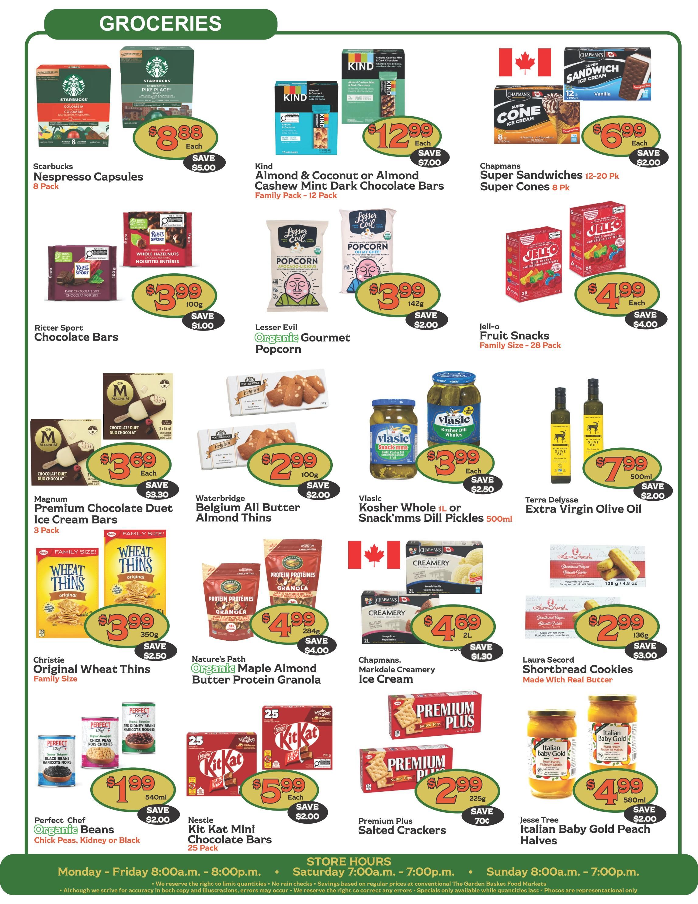 The Garden Basket Flyer July 23 to 29