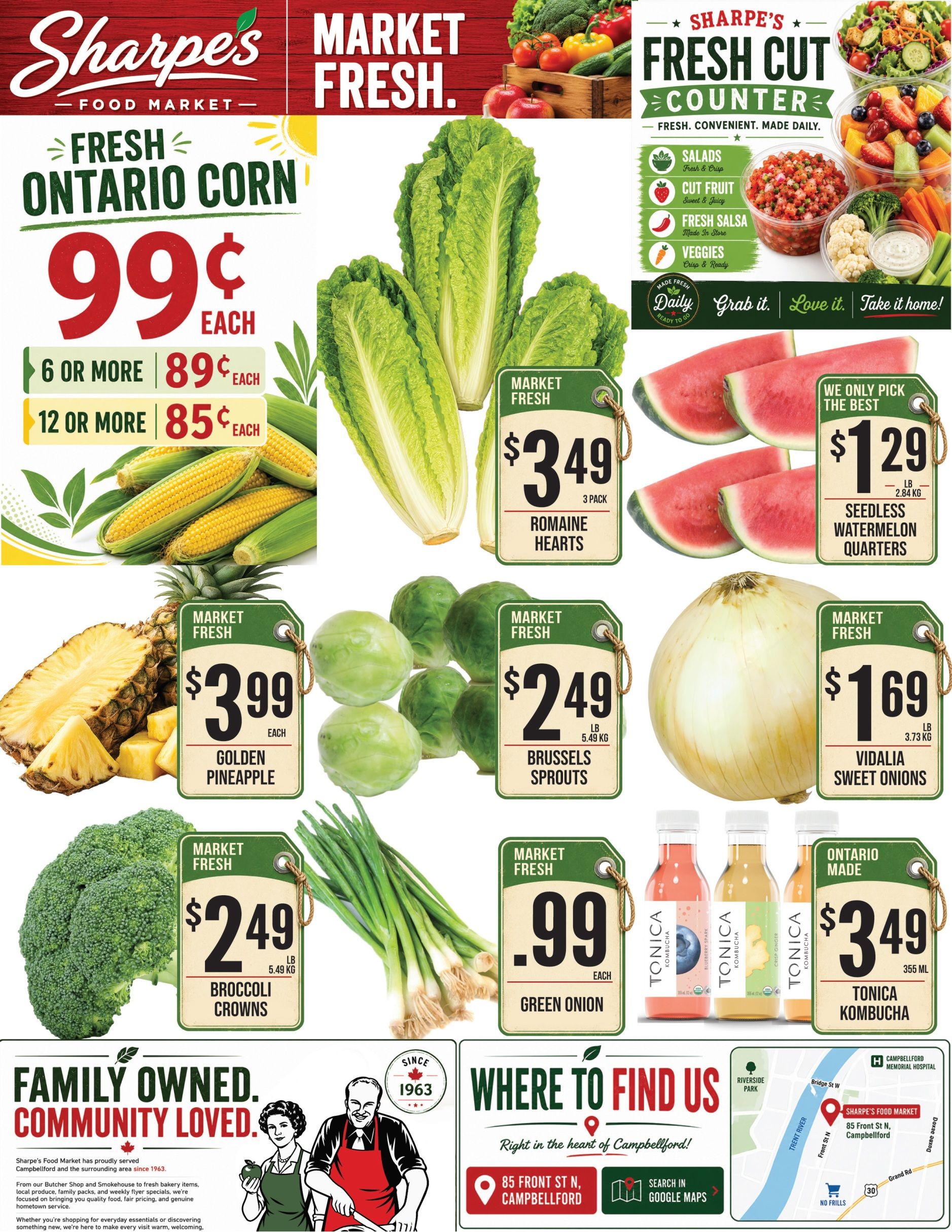 Sharpe's Food Market Flyer July 23 to 29