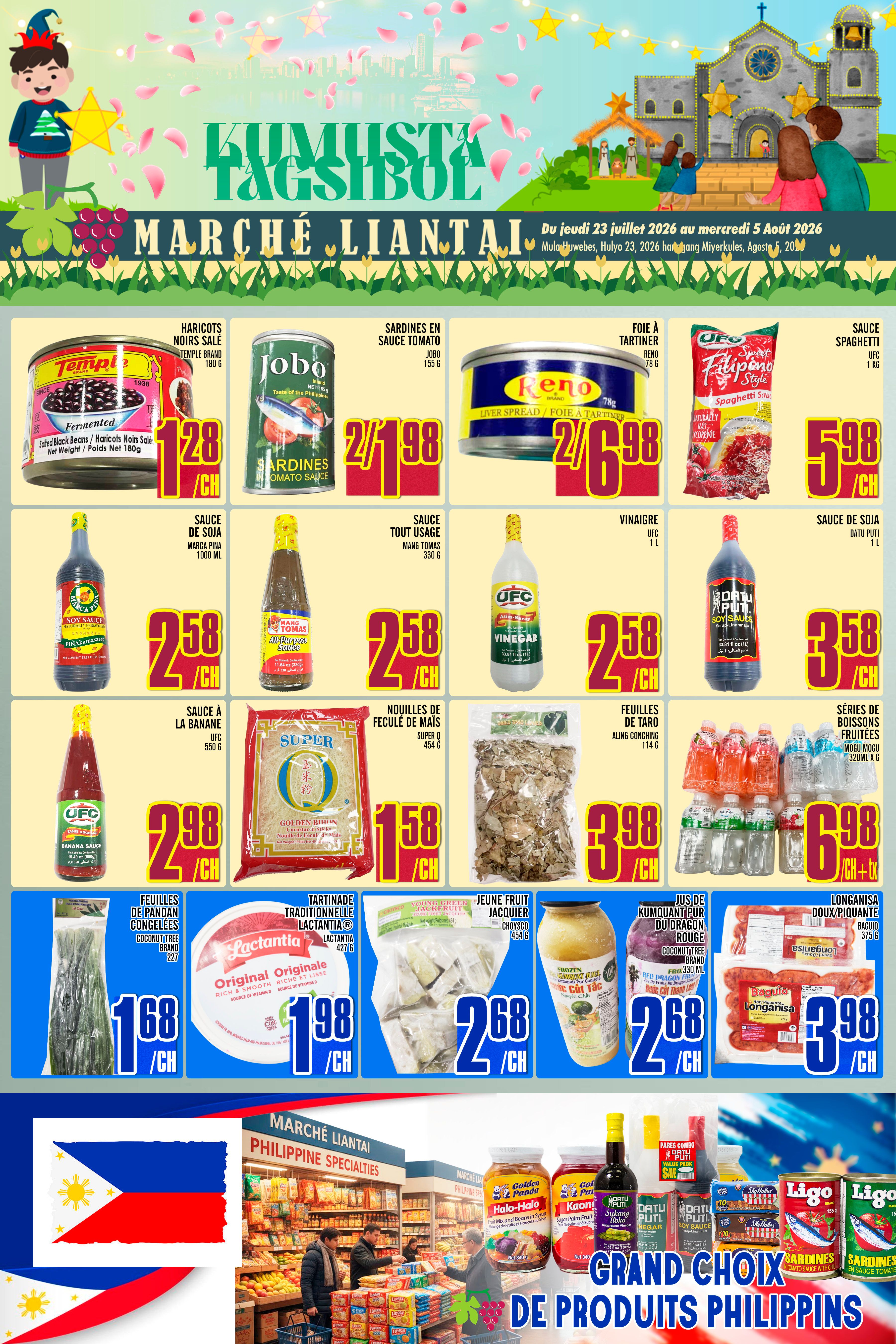 Marche Lian Tai Flyer July 23 to 29