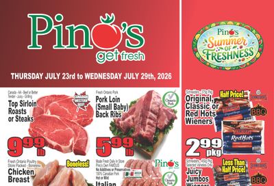 Pino's Flyer July 23 to 29