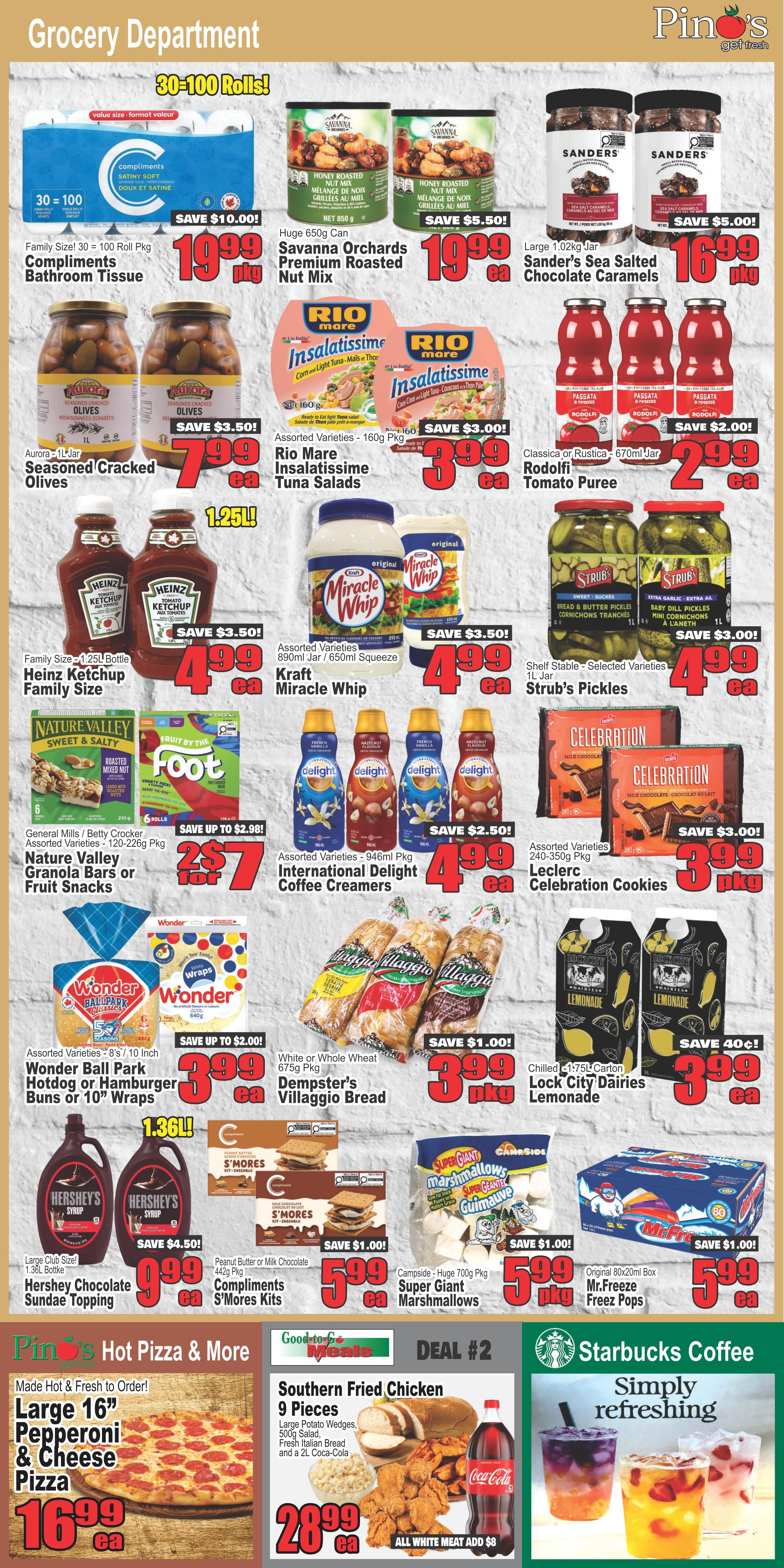 Pino's Flyer July 23 to 29