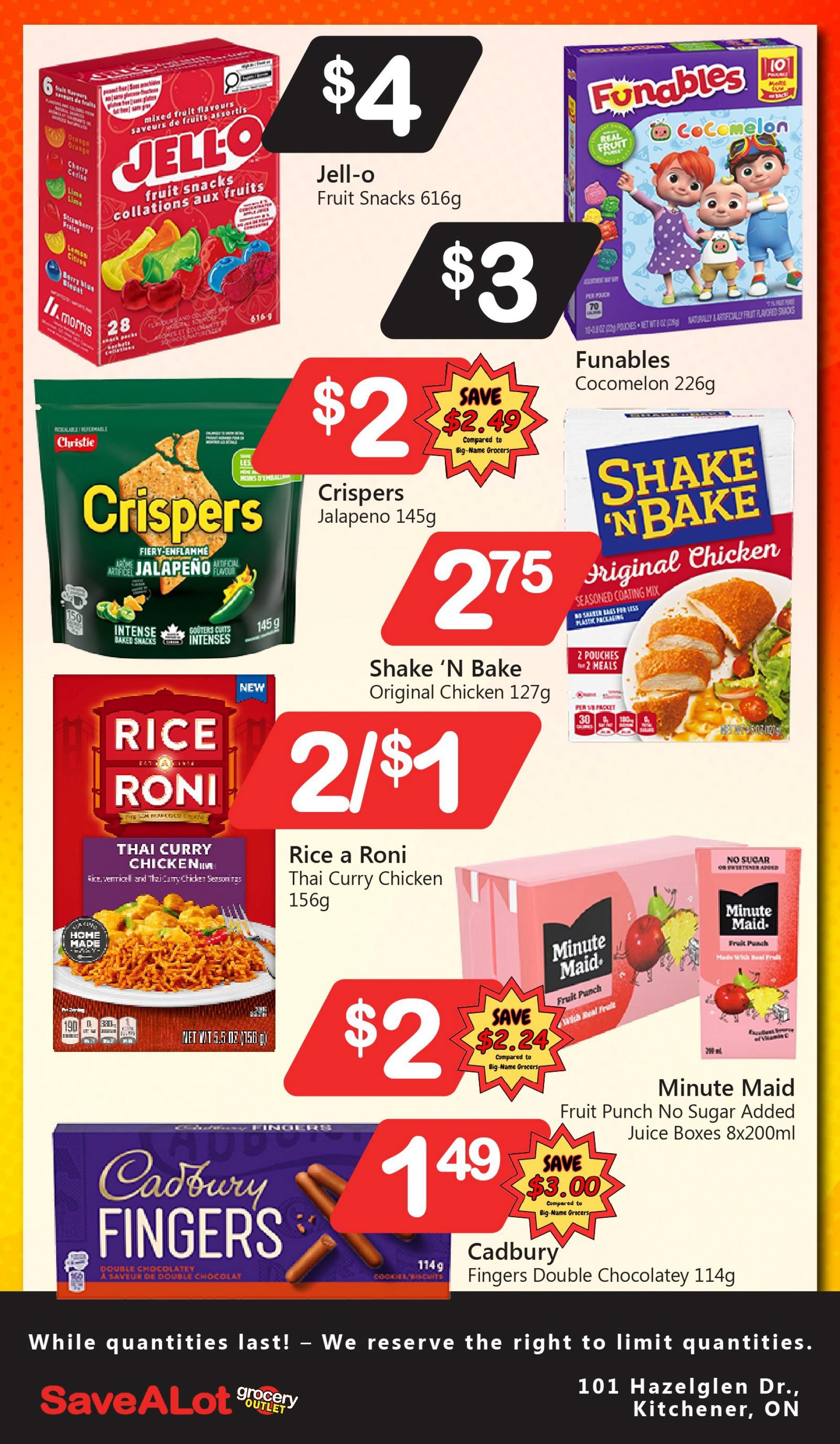 SaveALot Grocery Outlet Flyer July 23 to 29