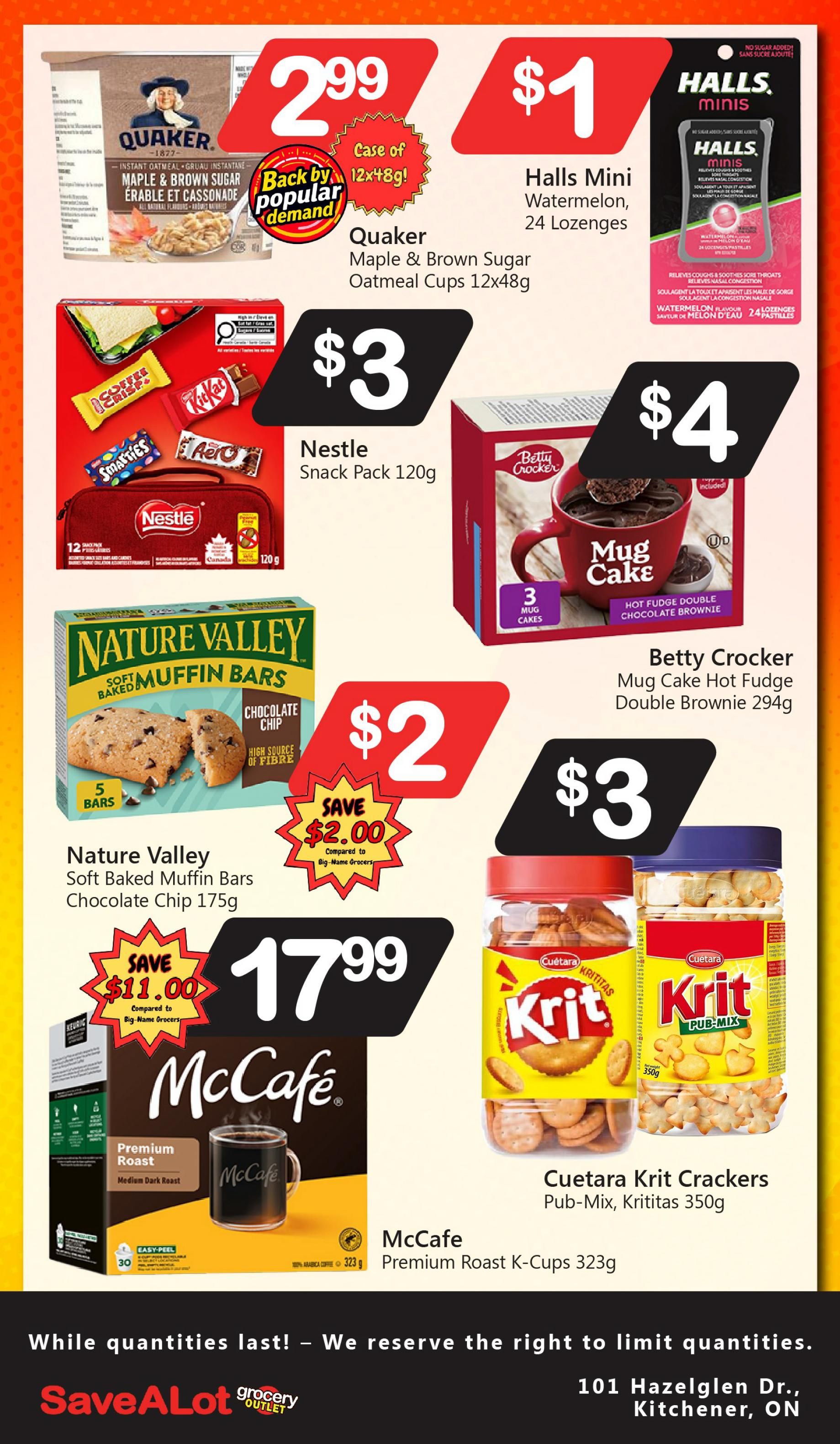 SaveALot Grocery Outlet Flyer July 23 to 29