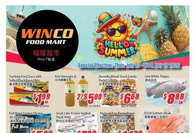 WinCo Food Mart (HWY 7) Flyer July 23 to 29