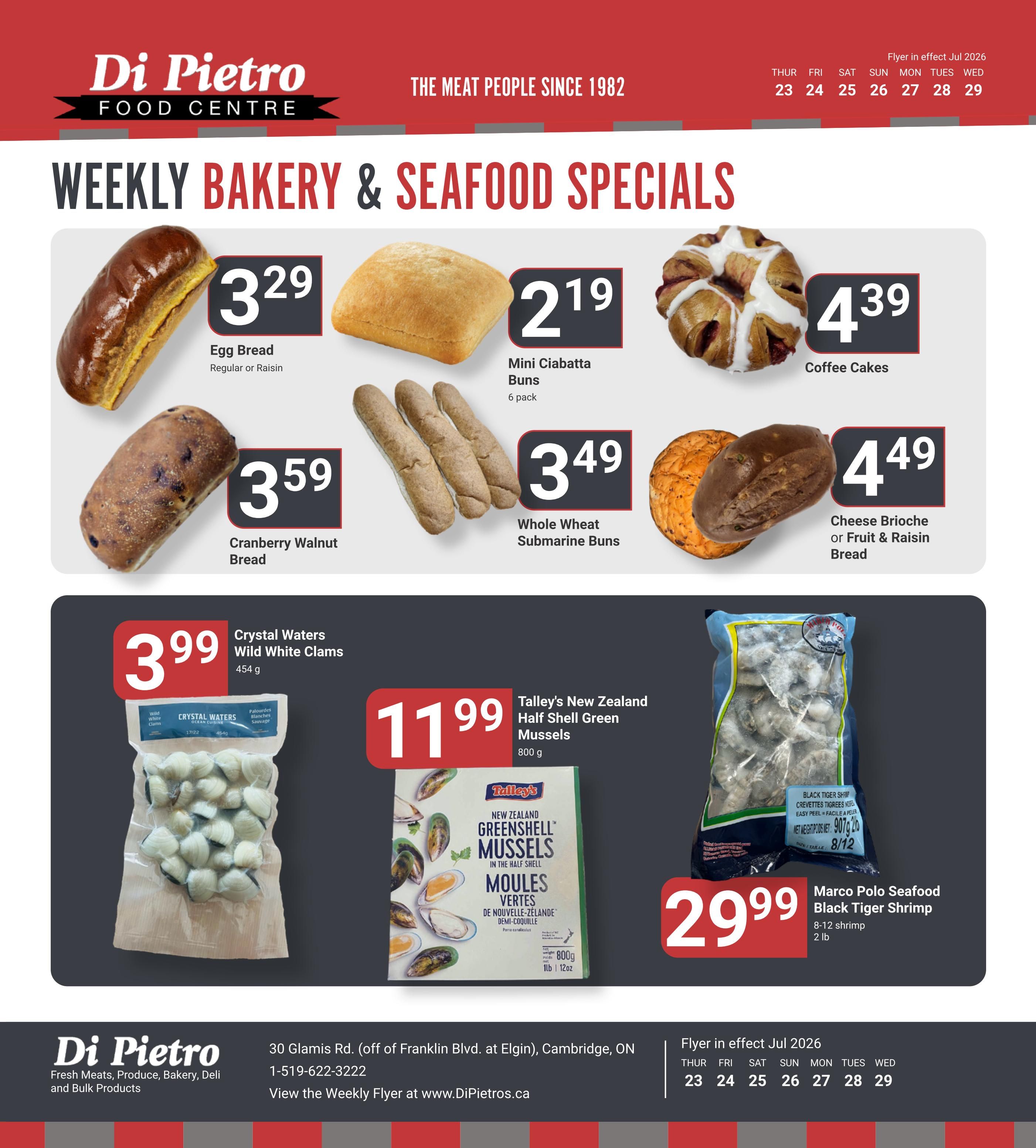 Di Pietro Food Centre Flyer July 23 to 29
