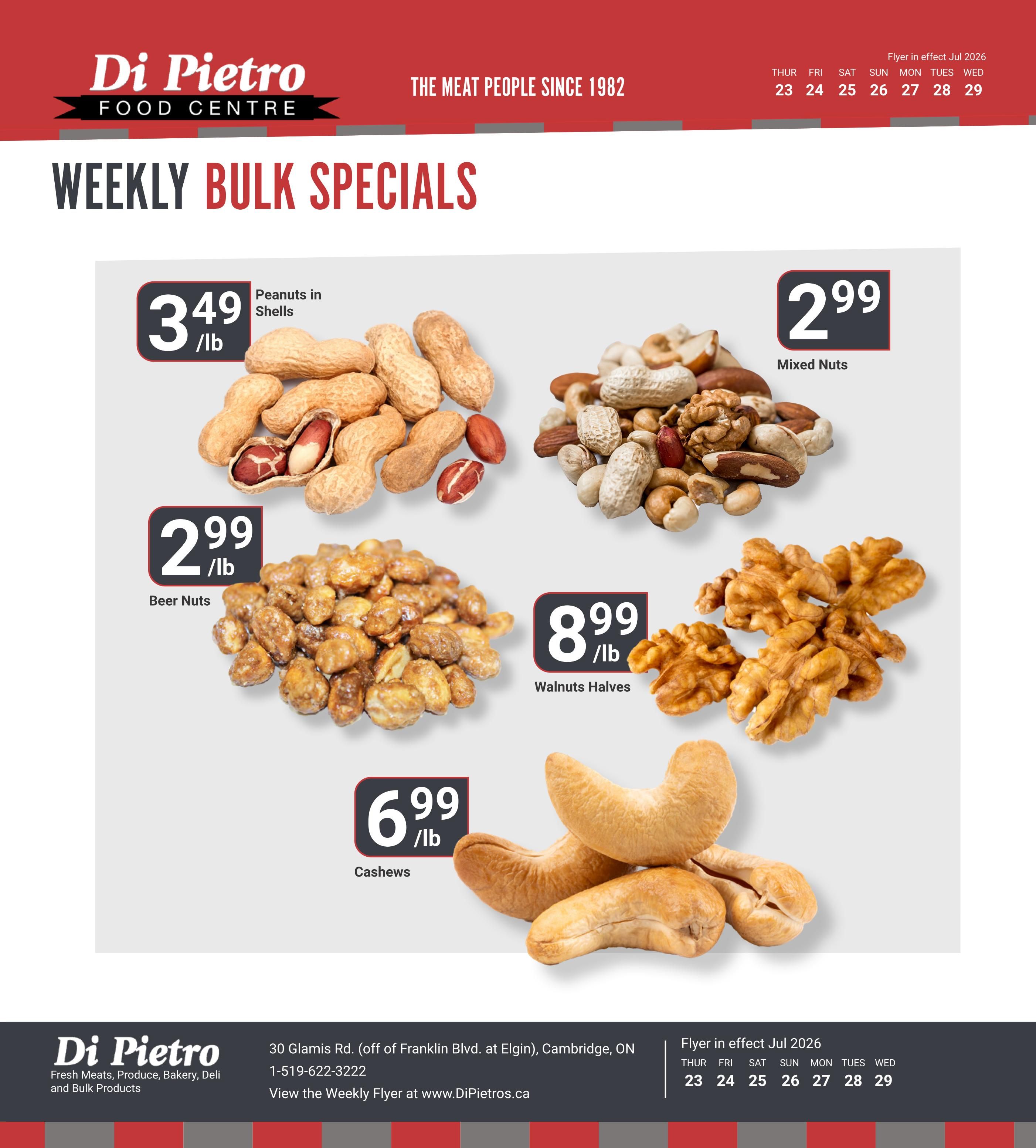 Di Pietro Food Centre Flyer July 23 to 29
