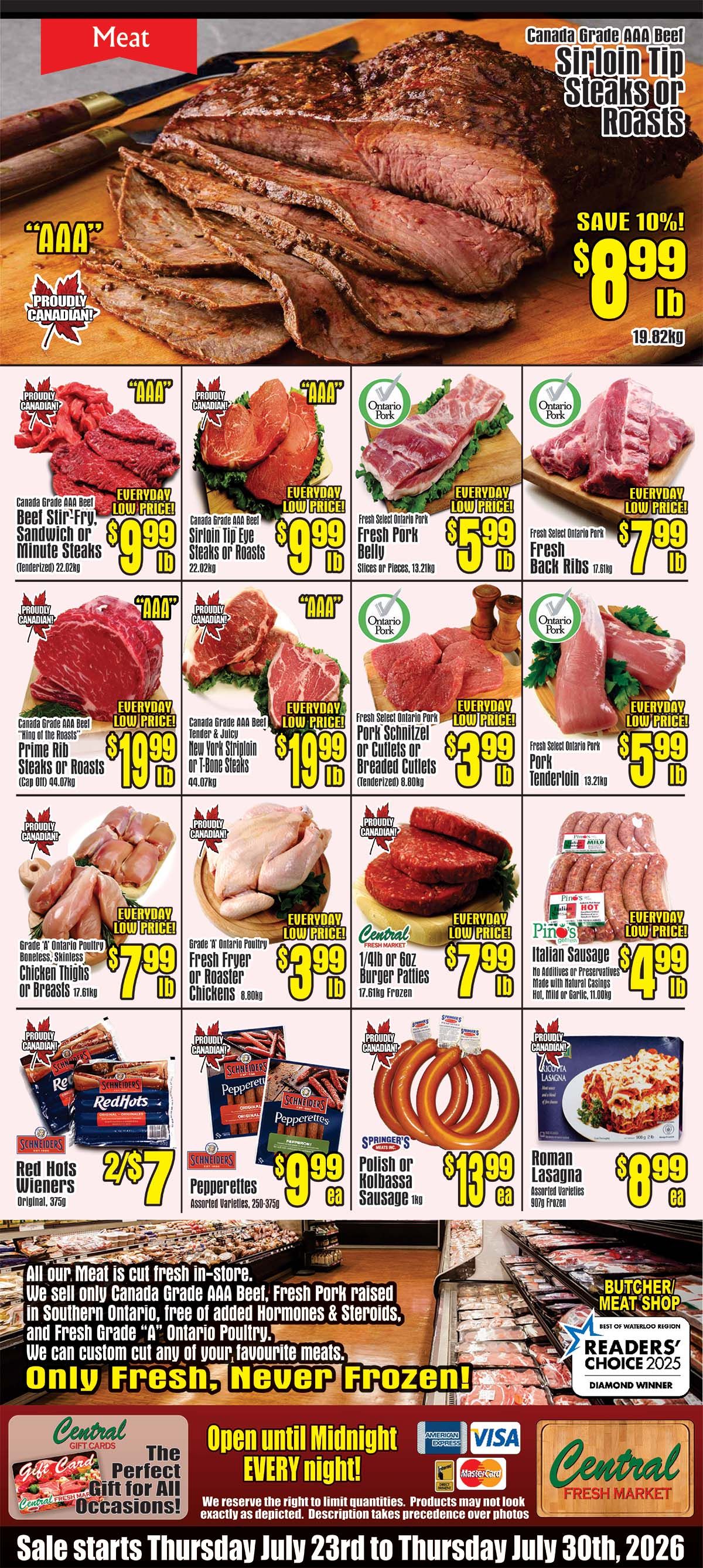 Central Fresh Market Flyer July 23 to 29