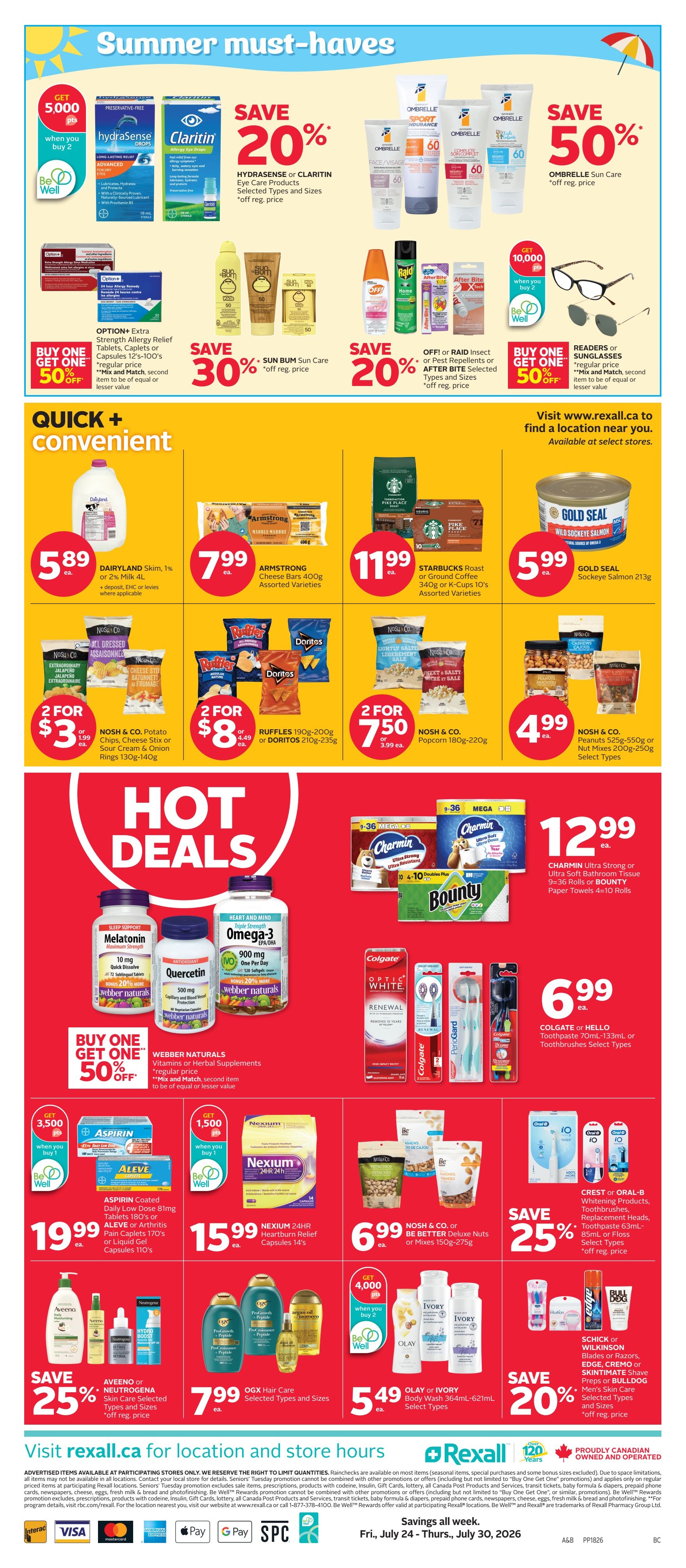 Rexall (BC) Flyer July 24 to 30