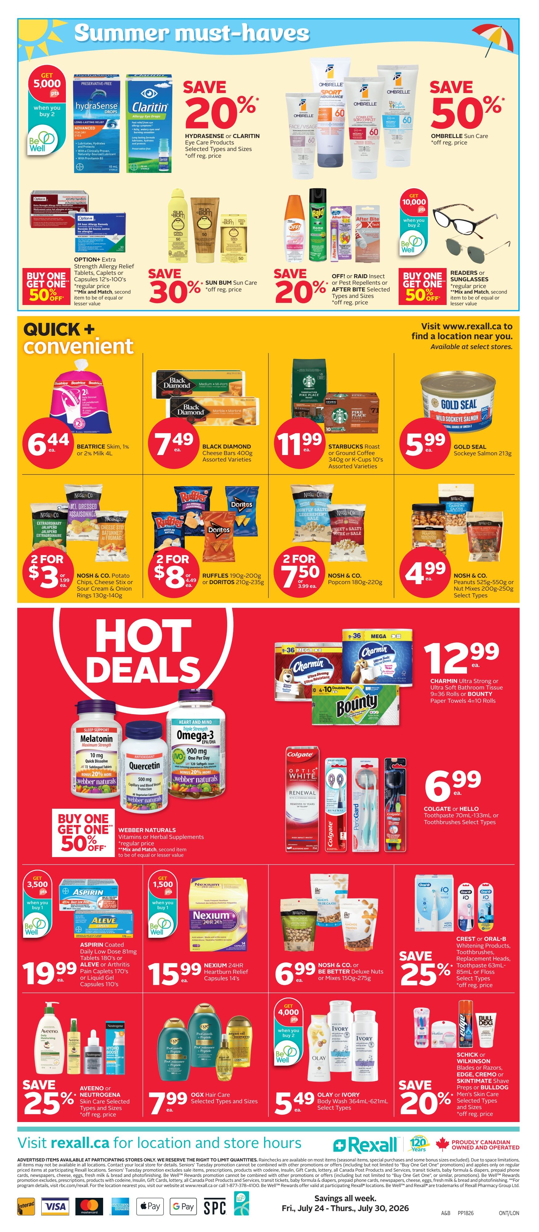 Rexall (ON) Flyer July 24 to 30