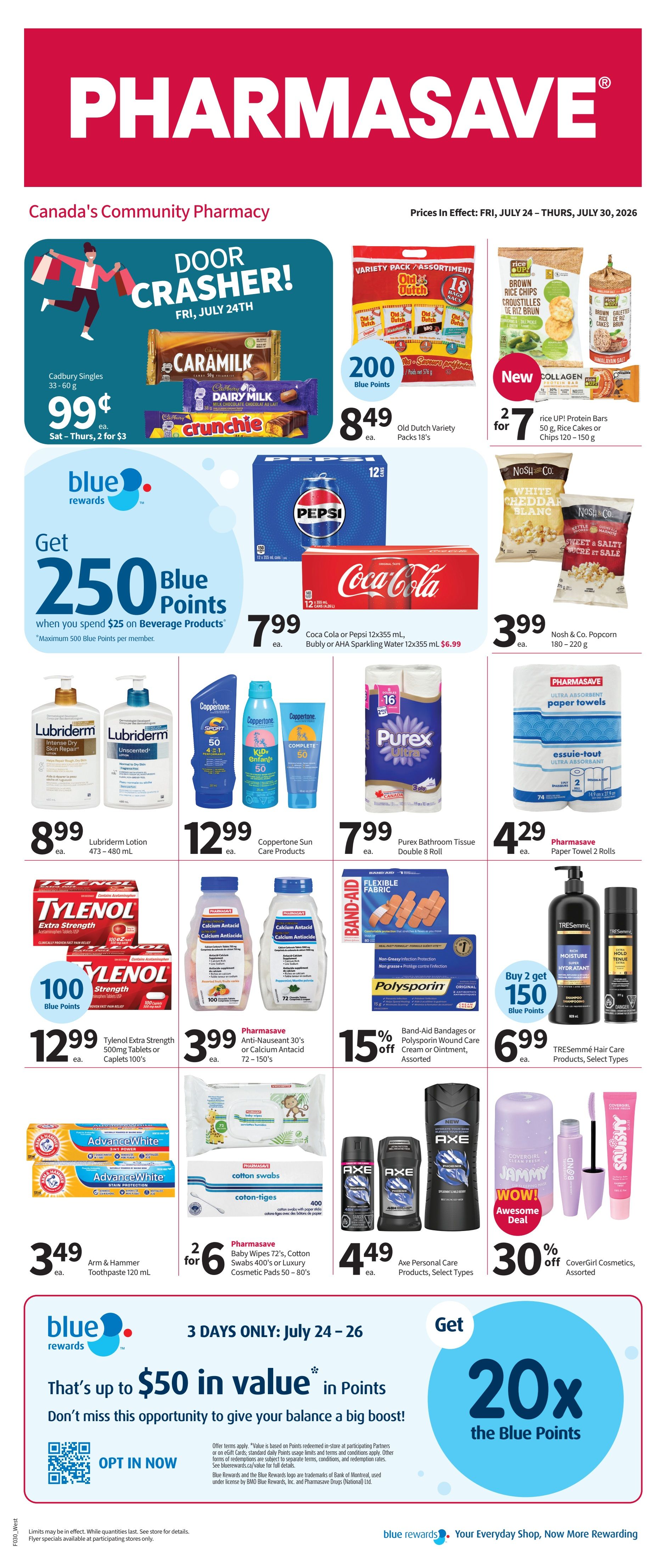Pharmasave (West) Flyer July 24 to 30