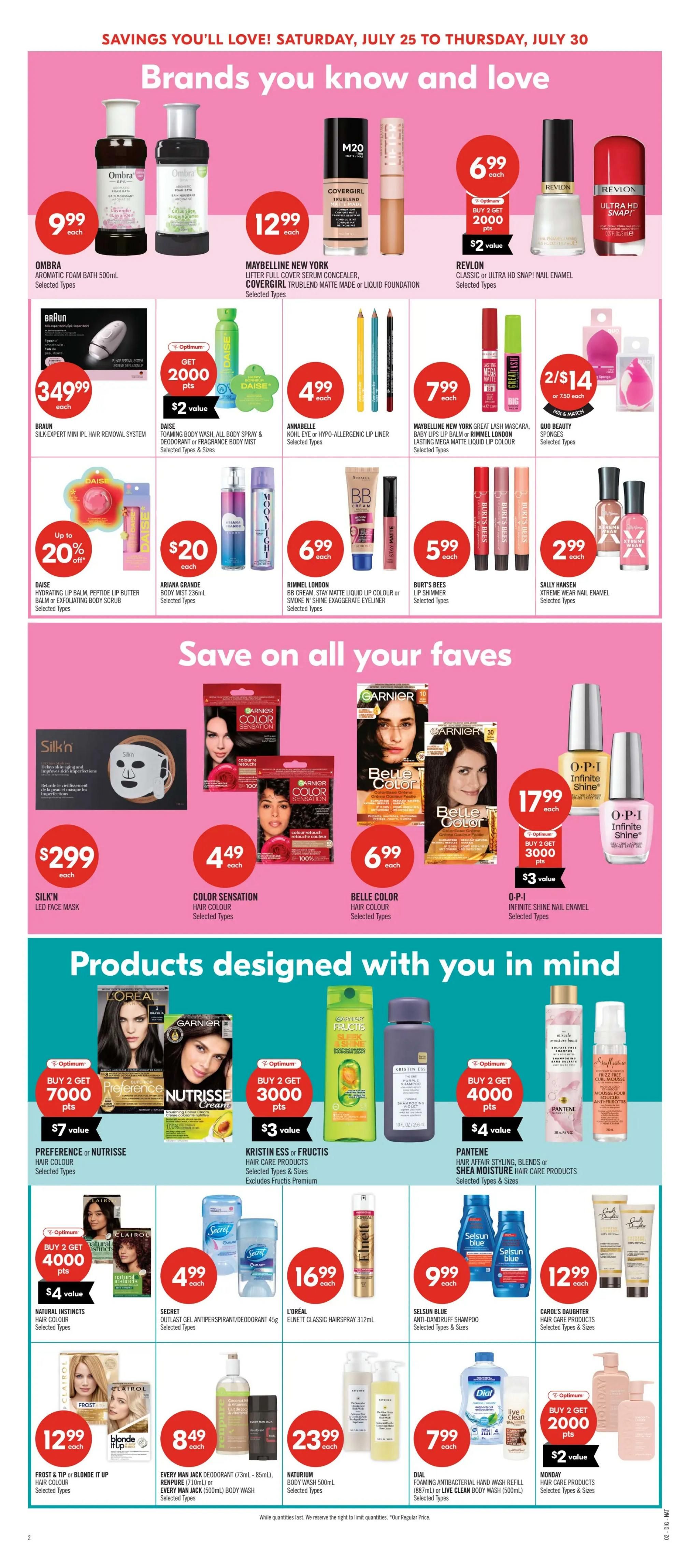 Shoppers Drug Mart (ON) Flyer July 25 to 30