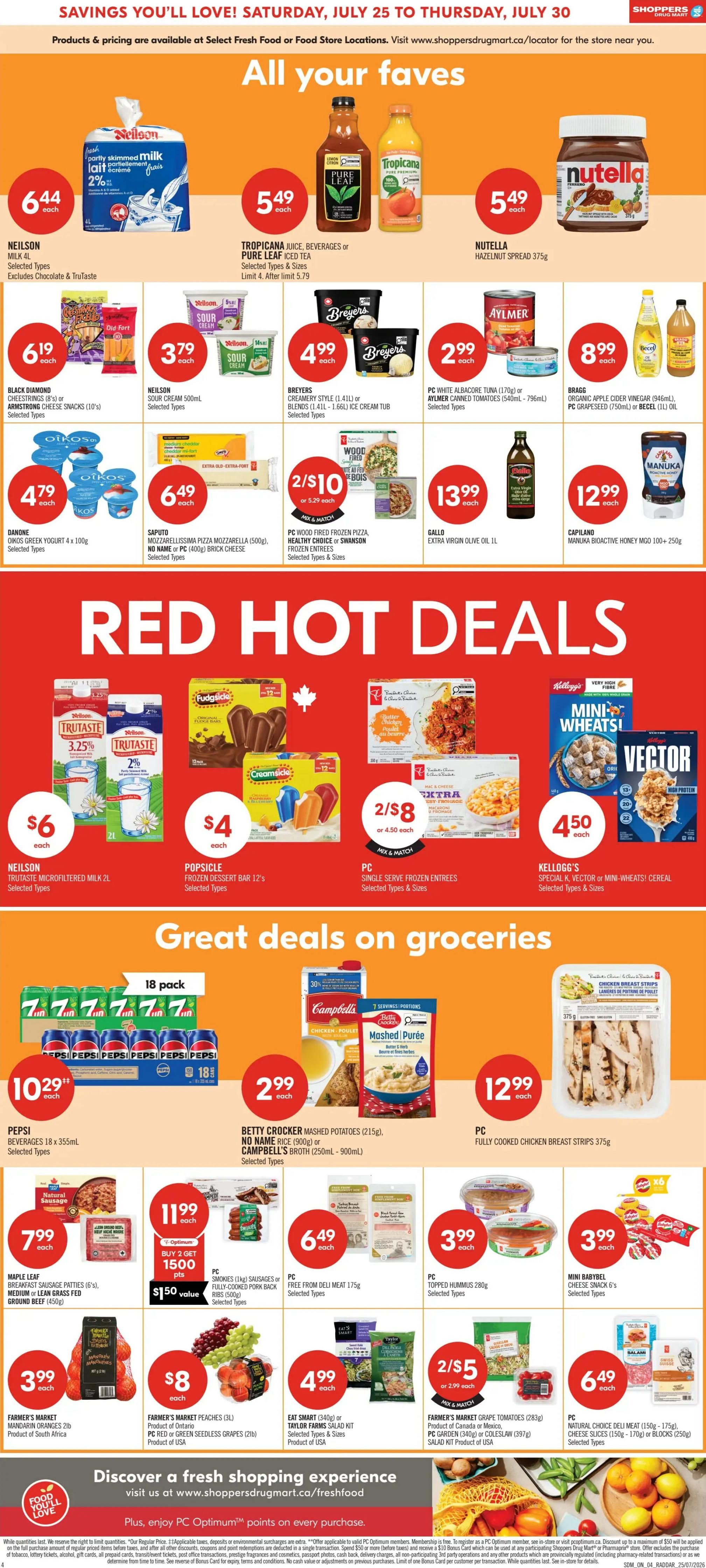 Shoppers Drug Mart (ON) Flyer July 25 to 30