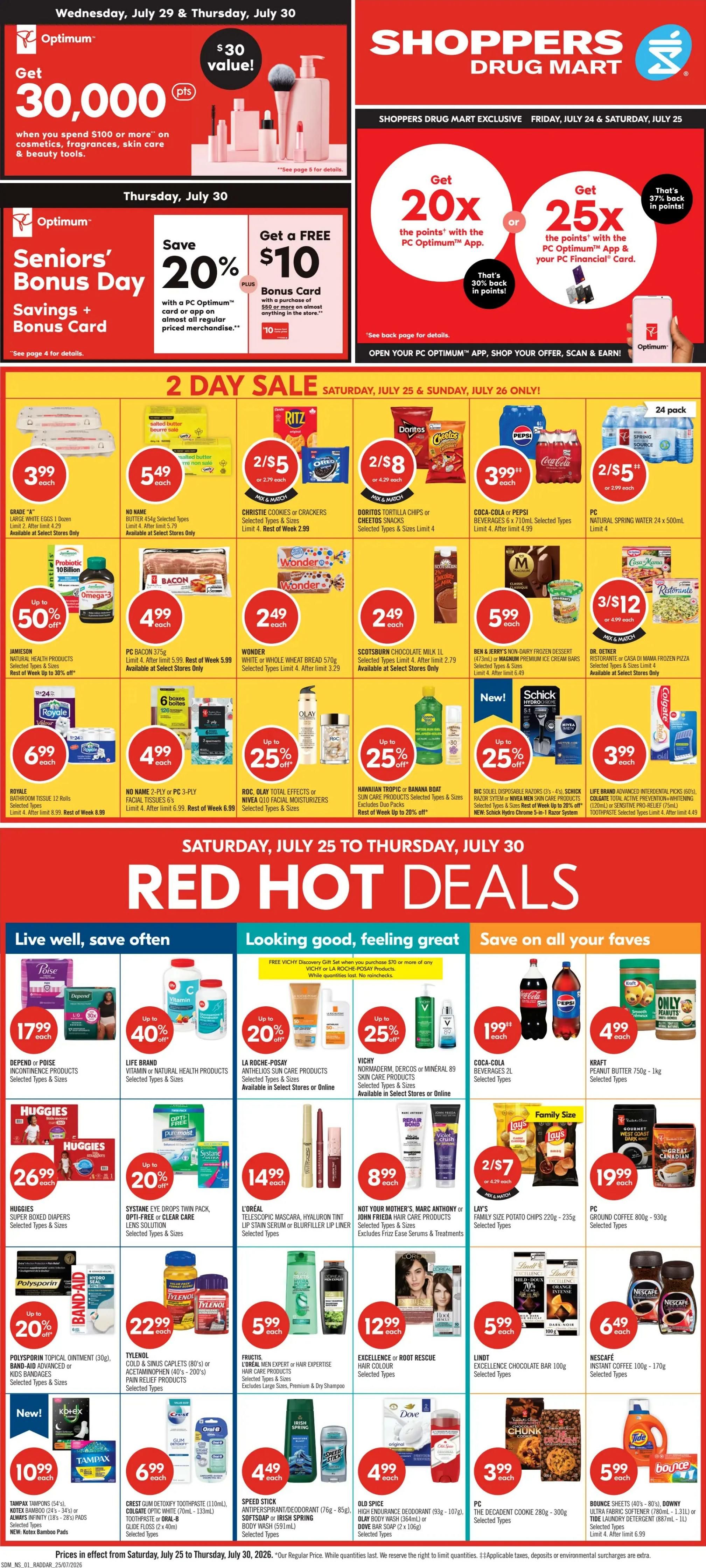 Shoppers Drug Mart (Atlantic) Flyer July 25 to 30