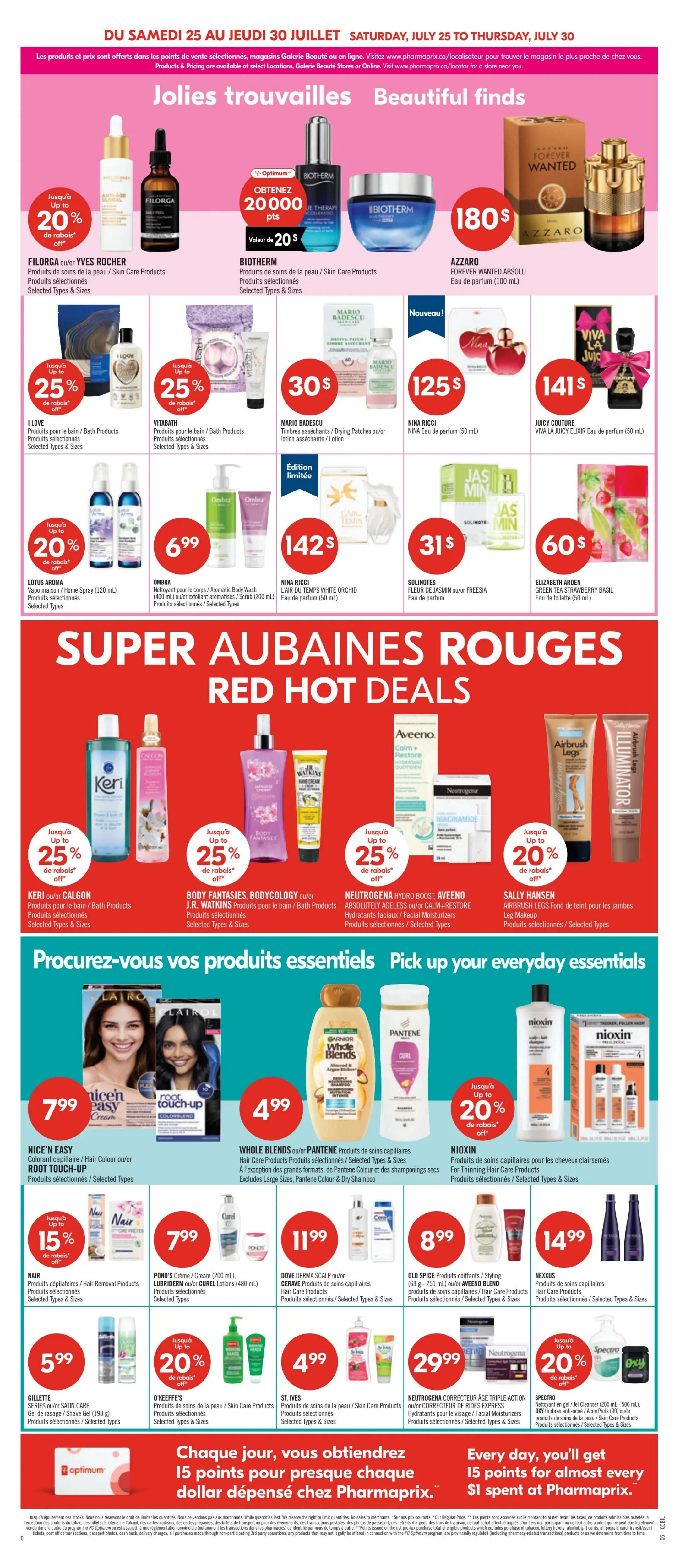 Pharmaprix Flyer July 25 to 30