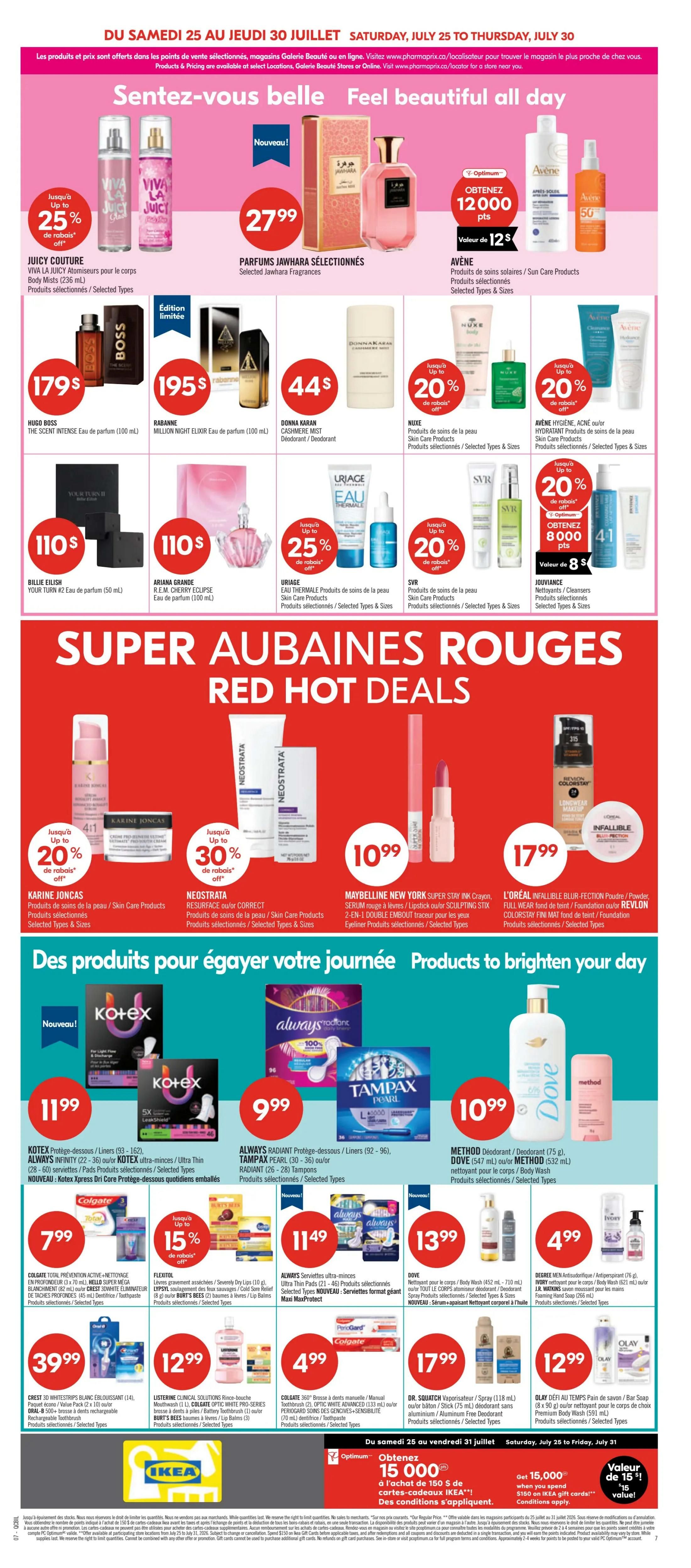 Pharmaprix Flyer July 25 to 30