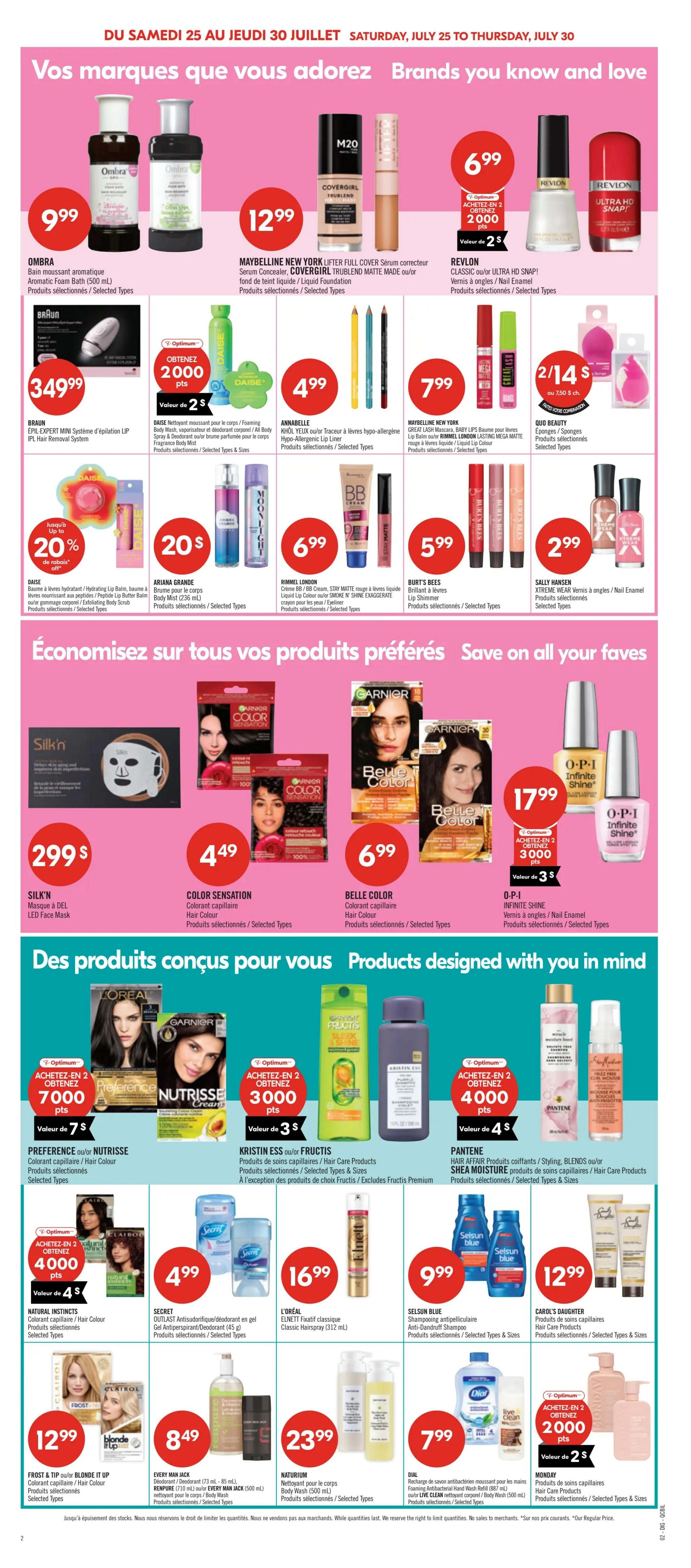 Pharmaprix Flyer July 25 to 30