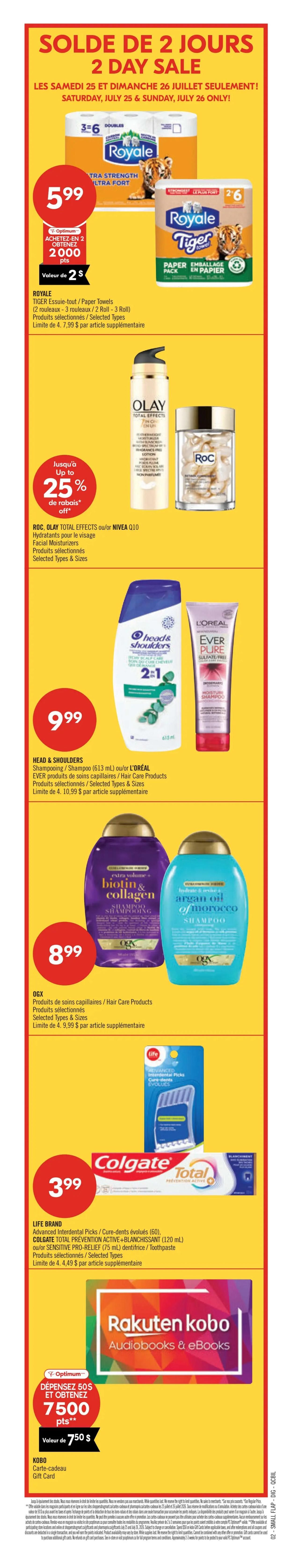 Pharmaprix Flyer July 25 to 30