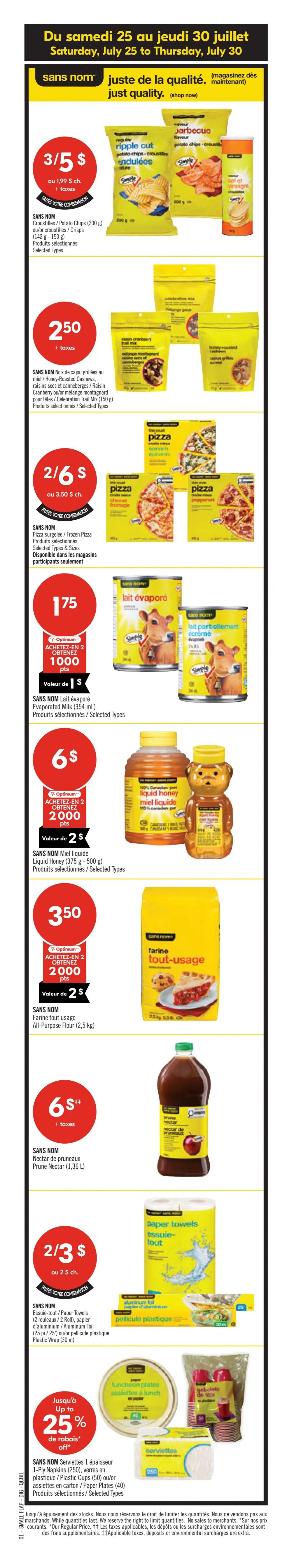 Pharmaprix Flyer July 25 to 30