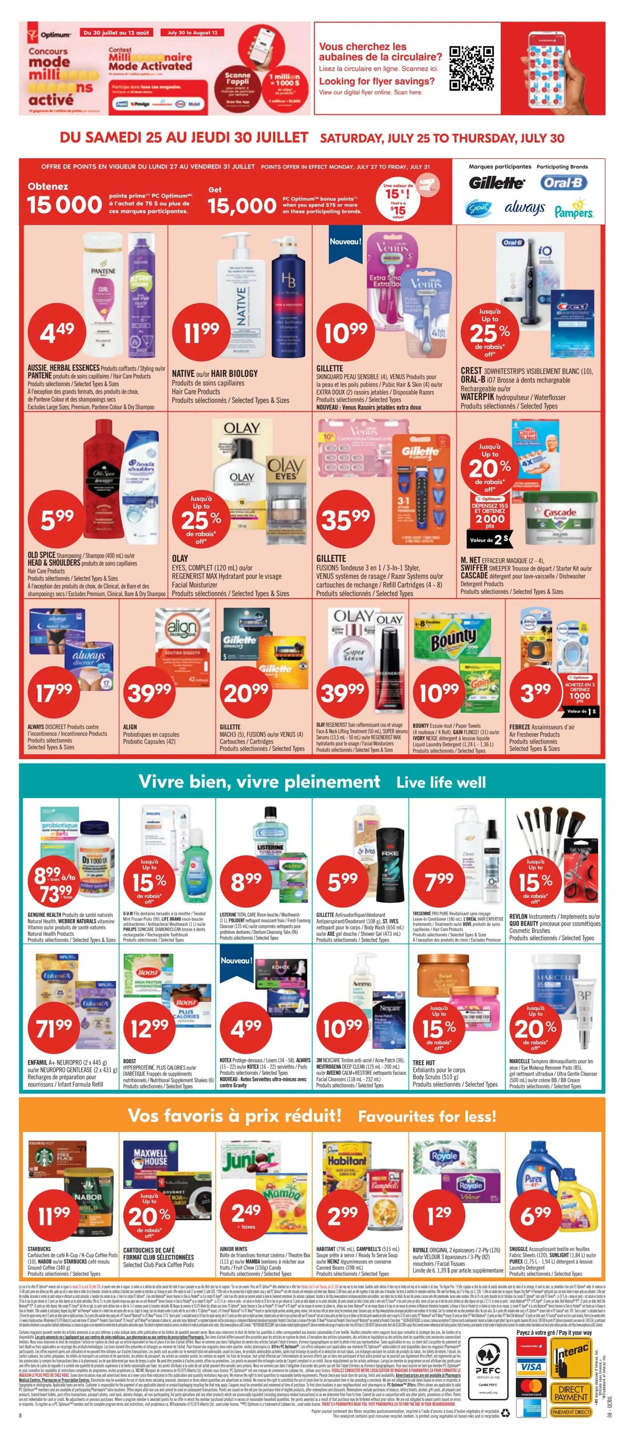Pharmaprix Flyer July 25 to 30