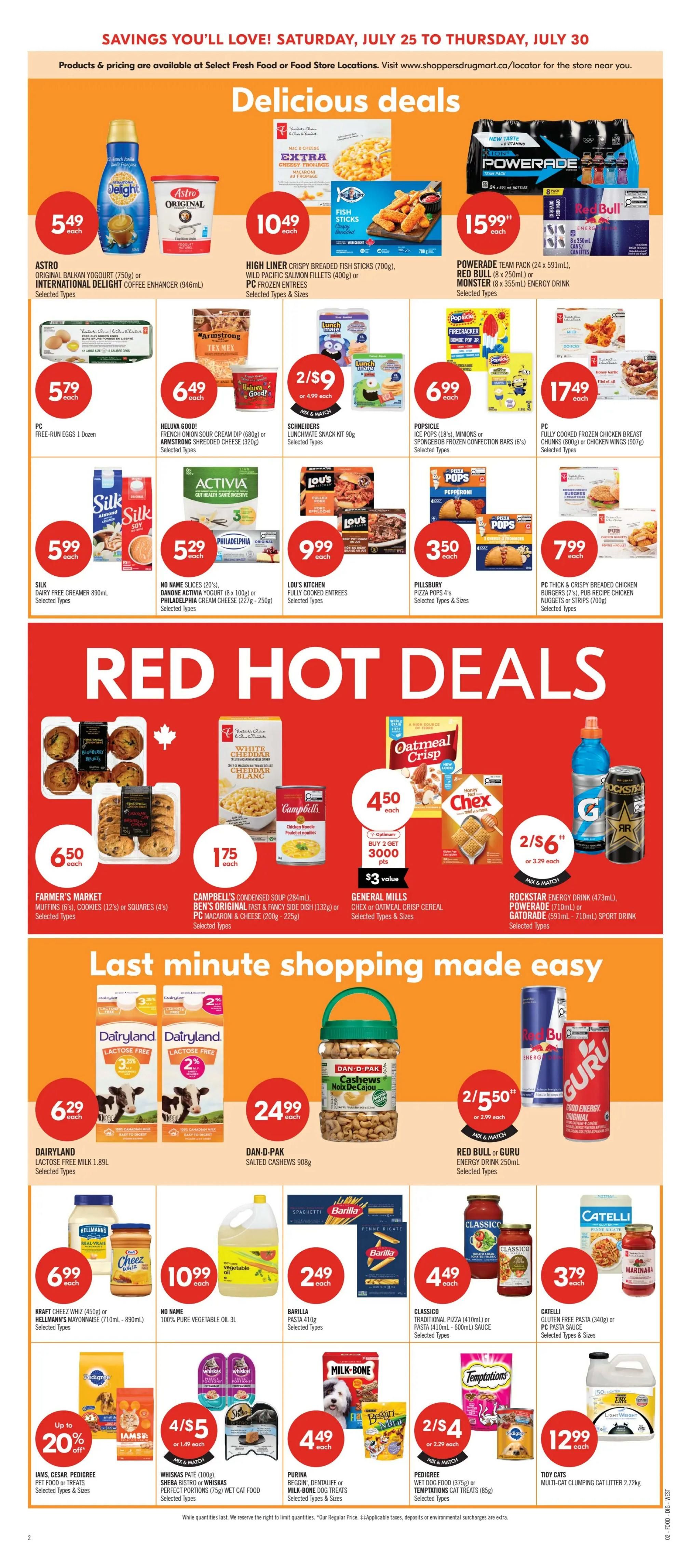 Shoppers Drug Mart (West) Flyer July 25 to 30
